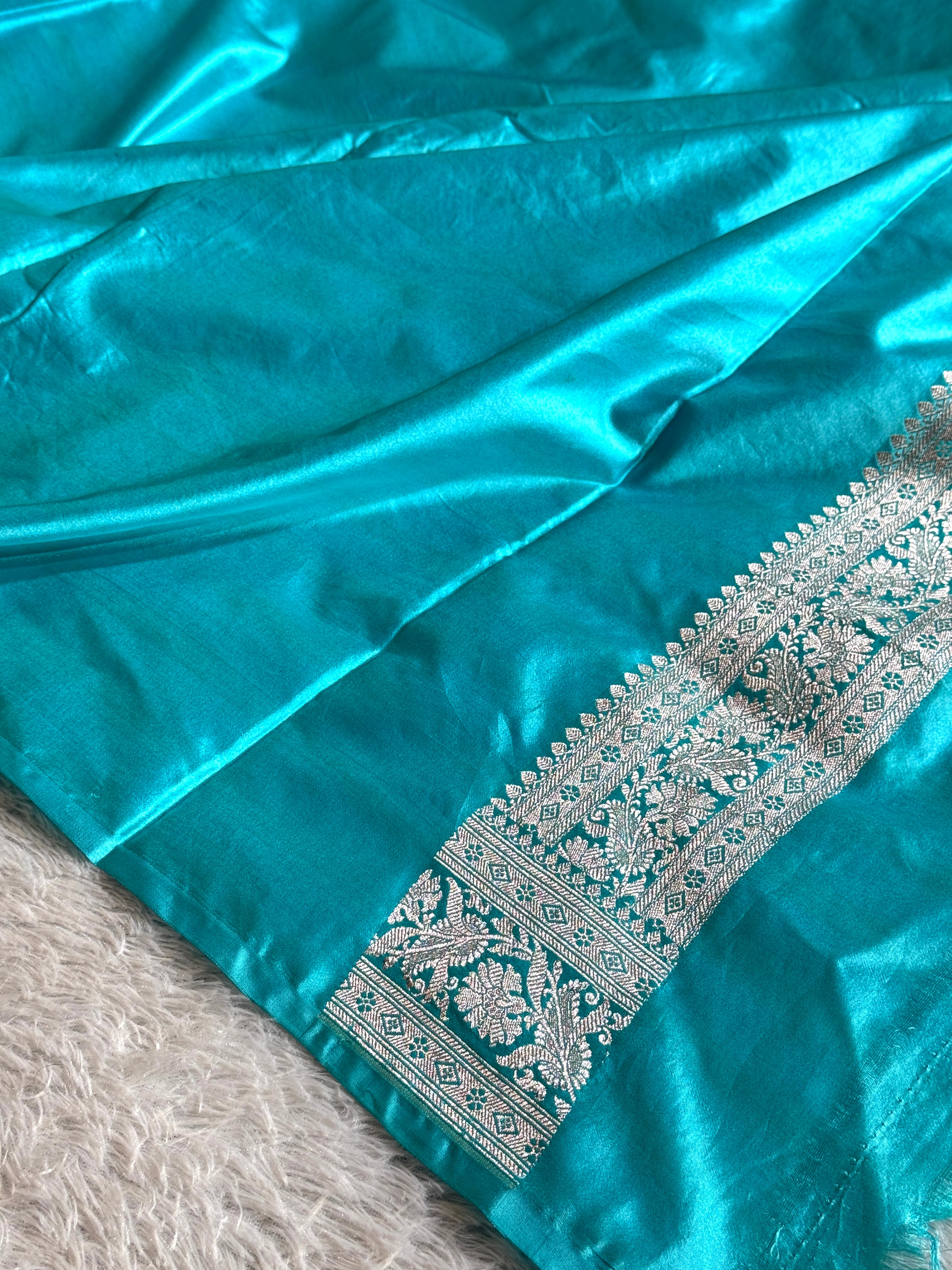 BANARASI MASHRU KATAN SILK SAREE HN562