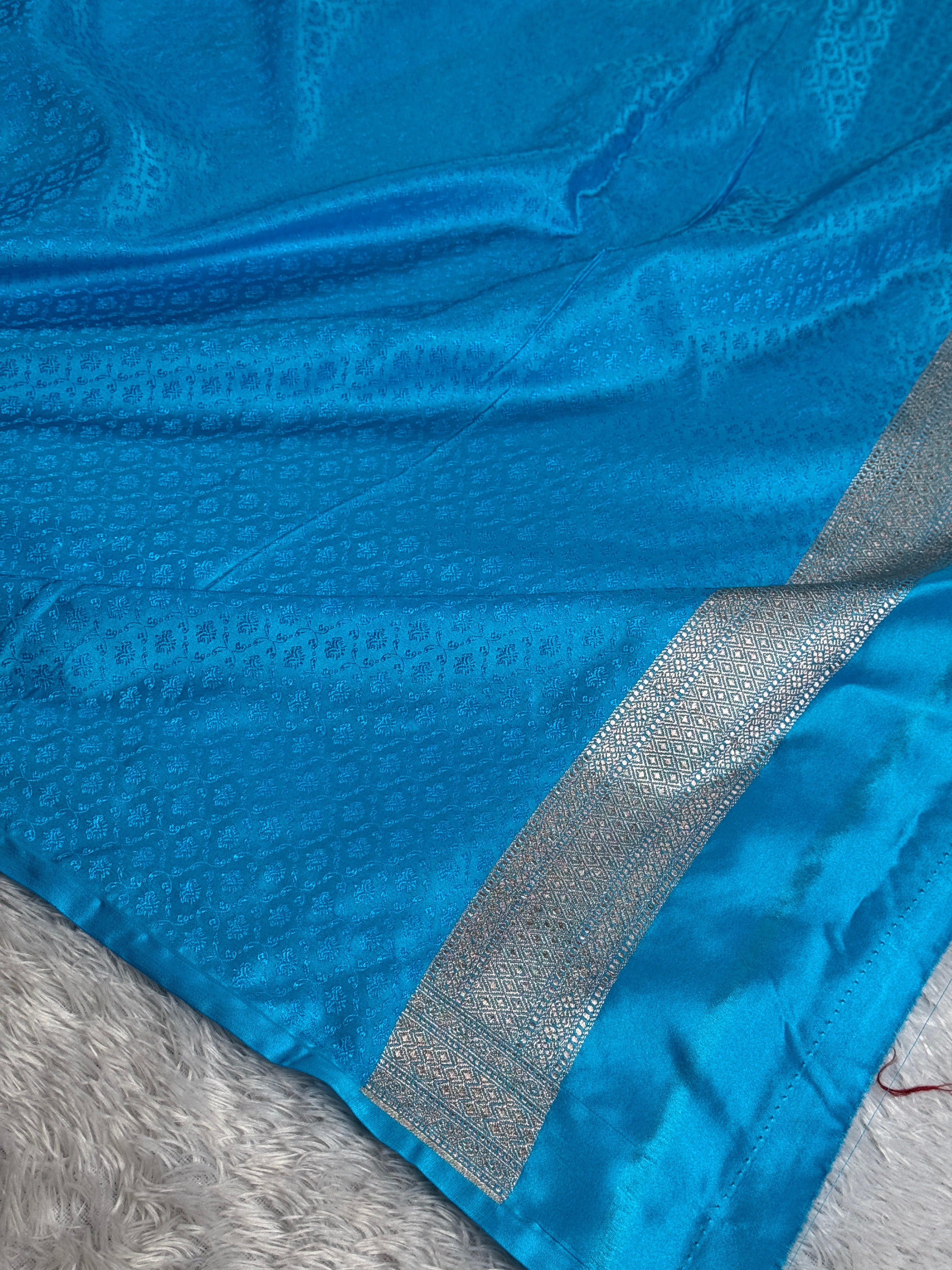 BANARASI MASHRU KATAN SILK SAREE MK016