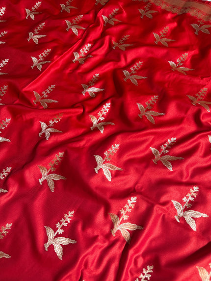 BANARASI MASHRU KATAN SILK SAREE HN526