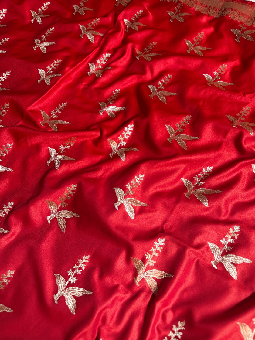 BANARASI MASHRU KATAN SILK SAREE HN526
