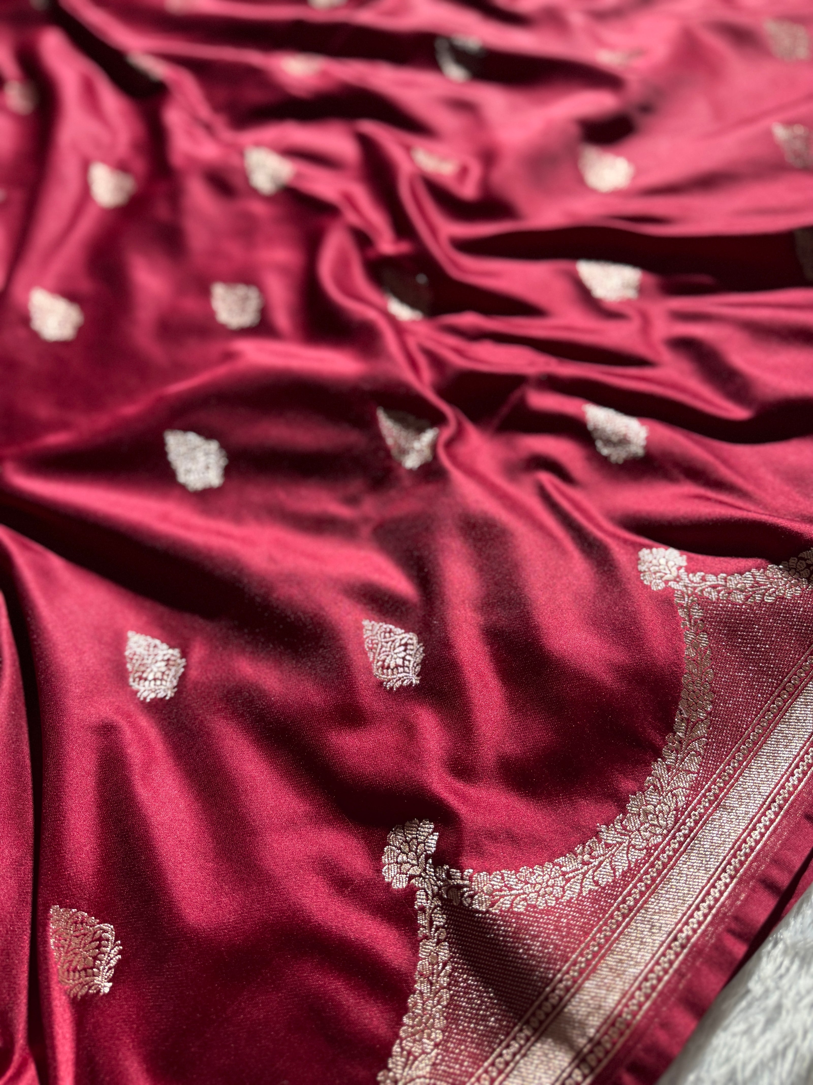 BANARASI MASHRU KATAN SILK SAREE HN180