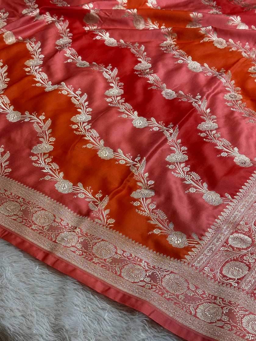 BANARASI MASHRU KATAN SILK SAREE HN540