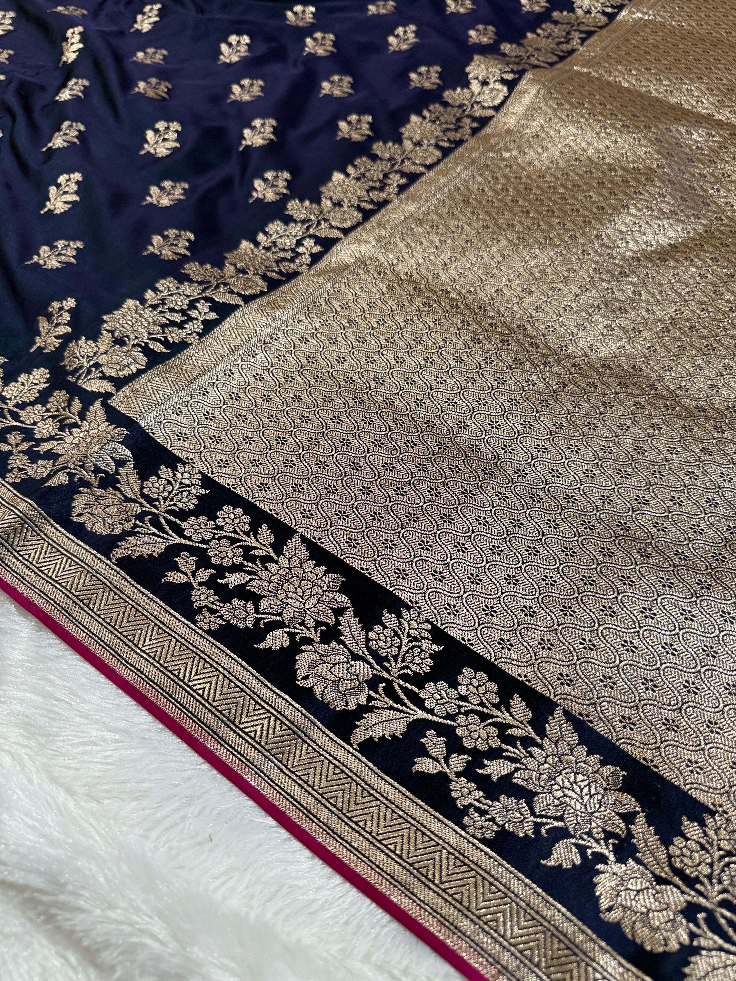 BANARASI MASHRU KATAN SILK SAREE HN532