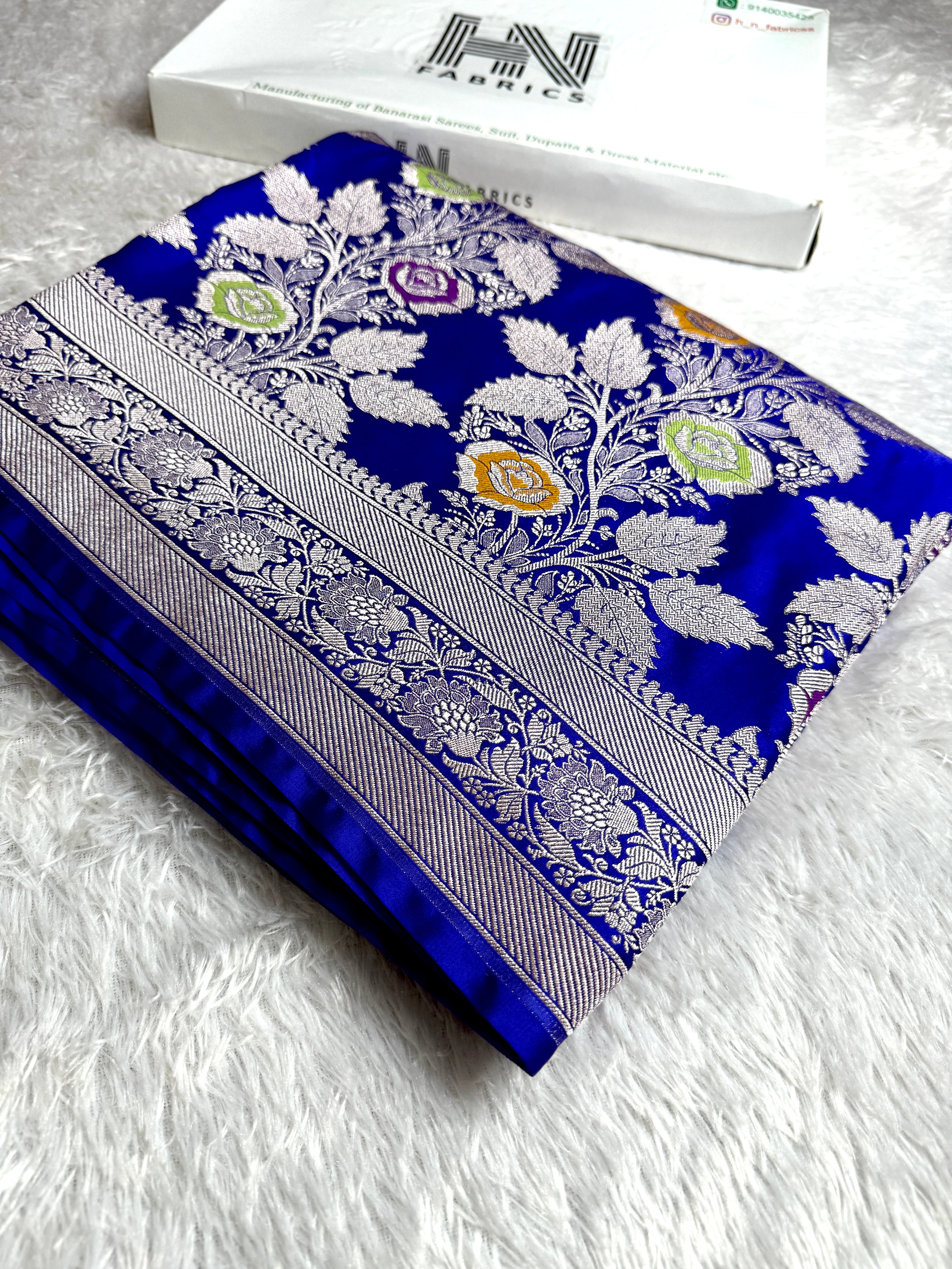 BANARASI MASHRU KATAN SILK SAREE HN222