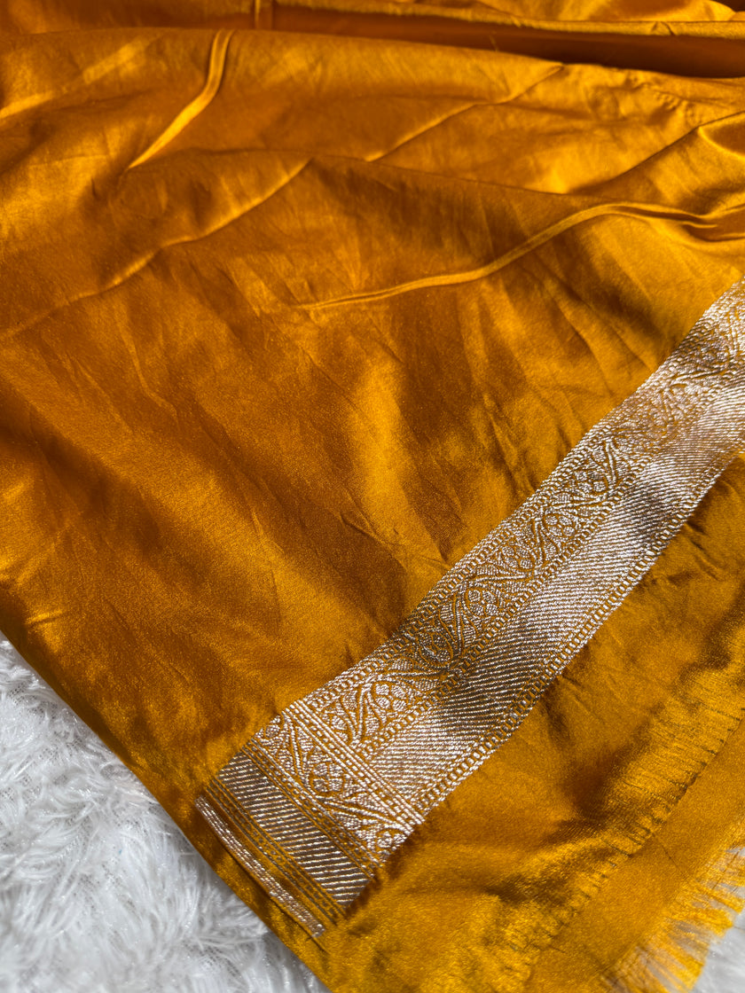 BANARASI MASHRU KATAN SILK SAREE HN510