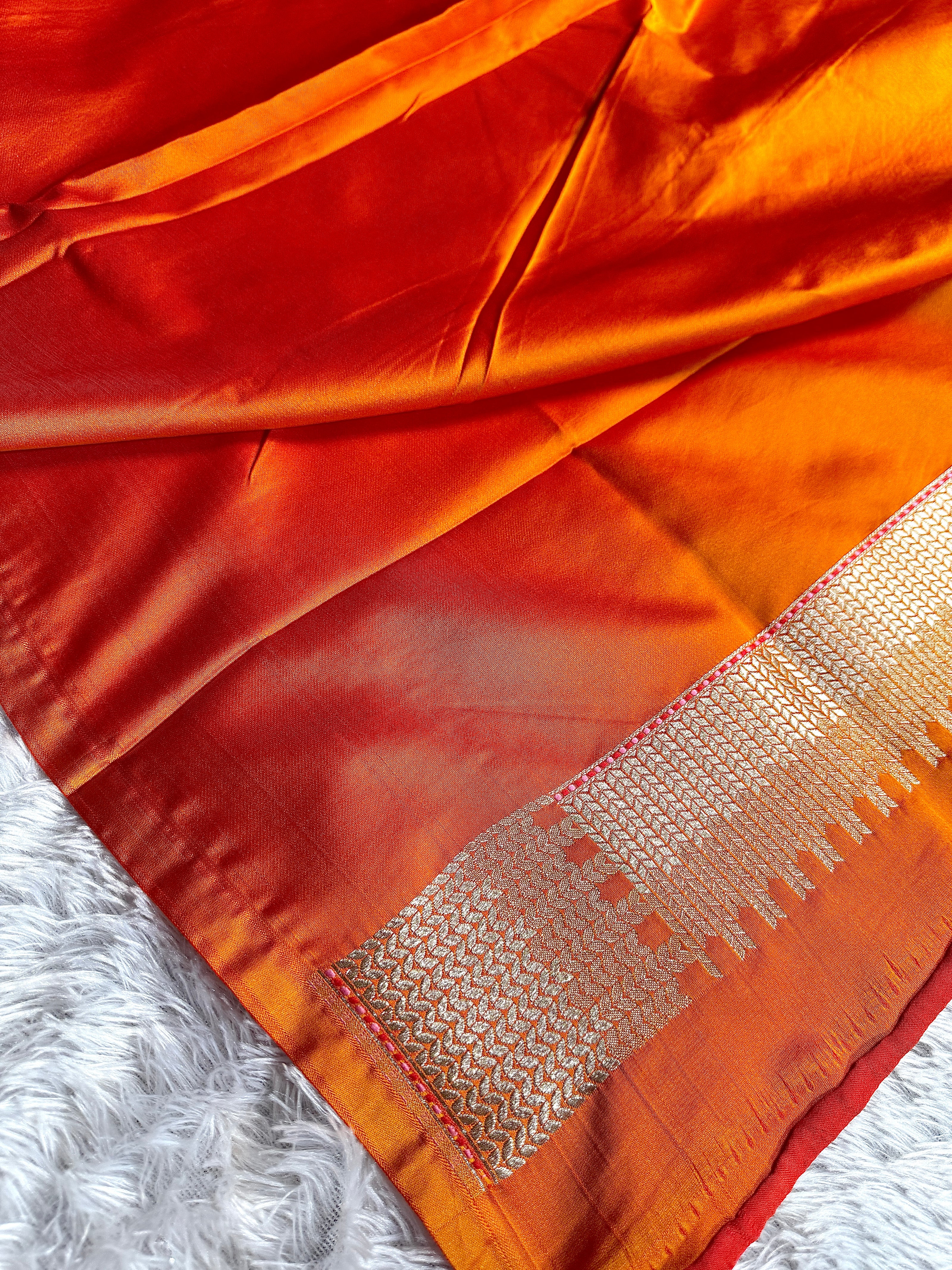 BANARASI MASHRU KATAN SILK SAREE HN556