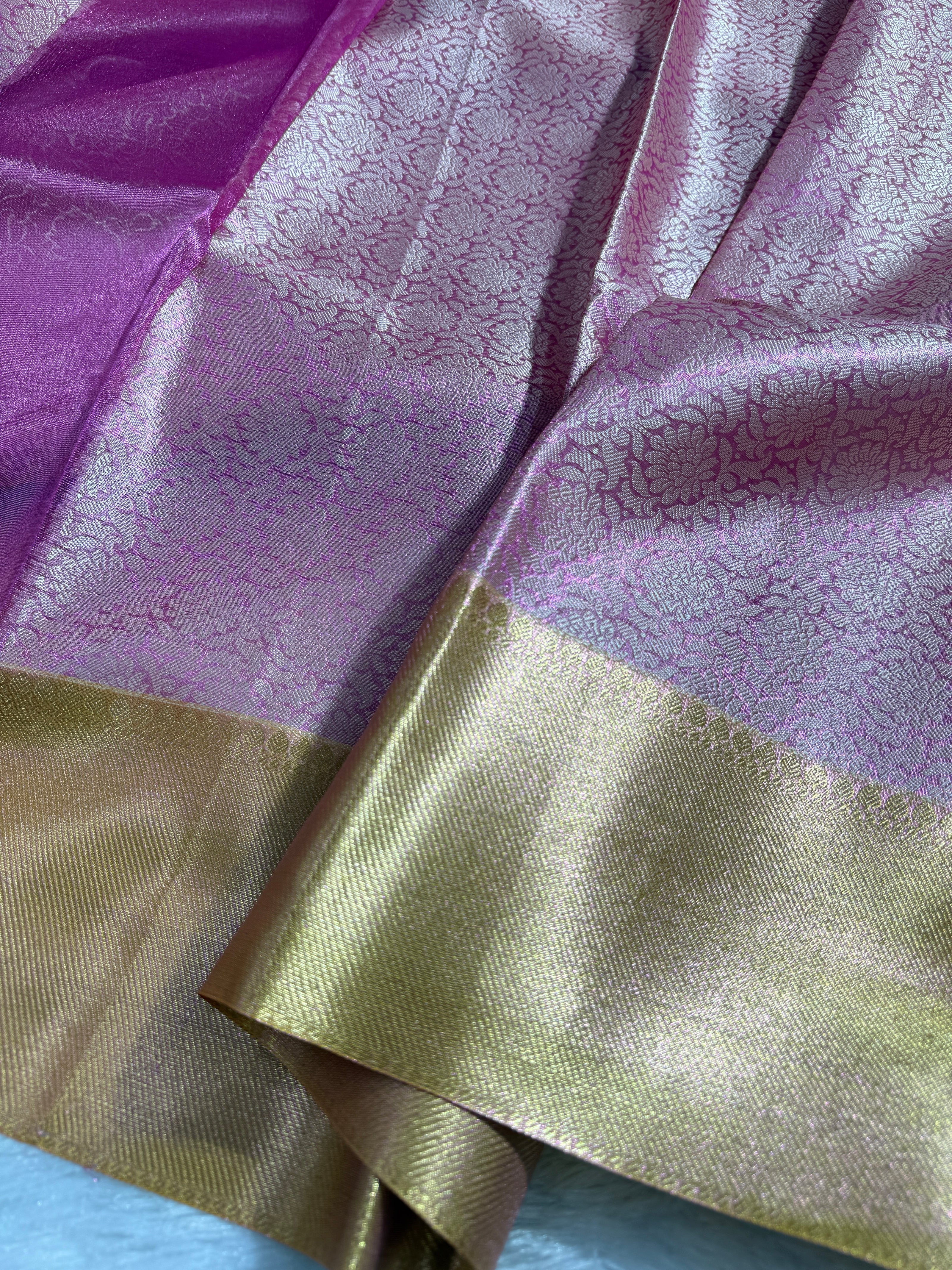 BANARASI TISSUE TANCHUI SILK SAREE TS103