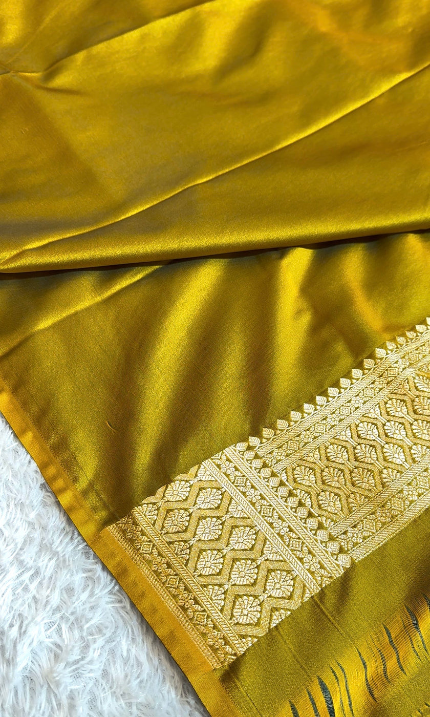 BANARASI MASHRU KATAN SILK SAREE TANCHUI DESIGN HN515