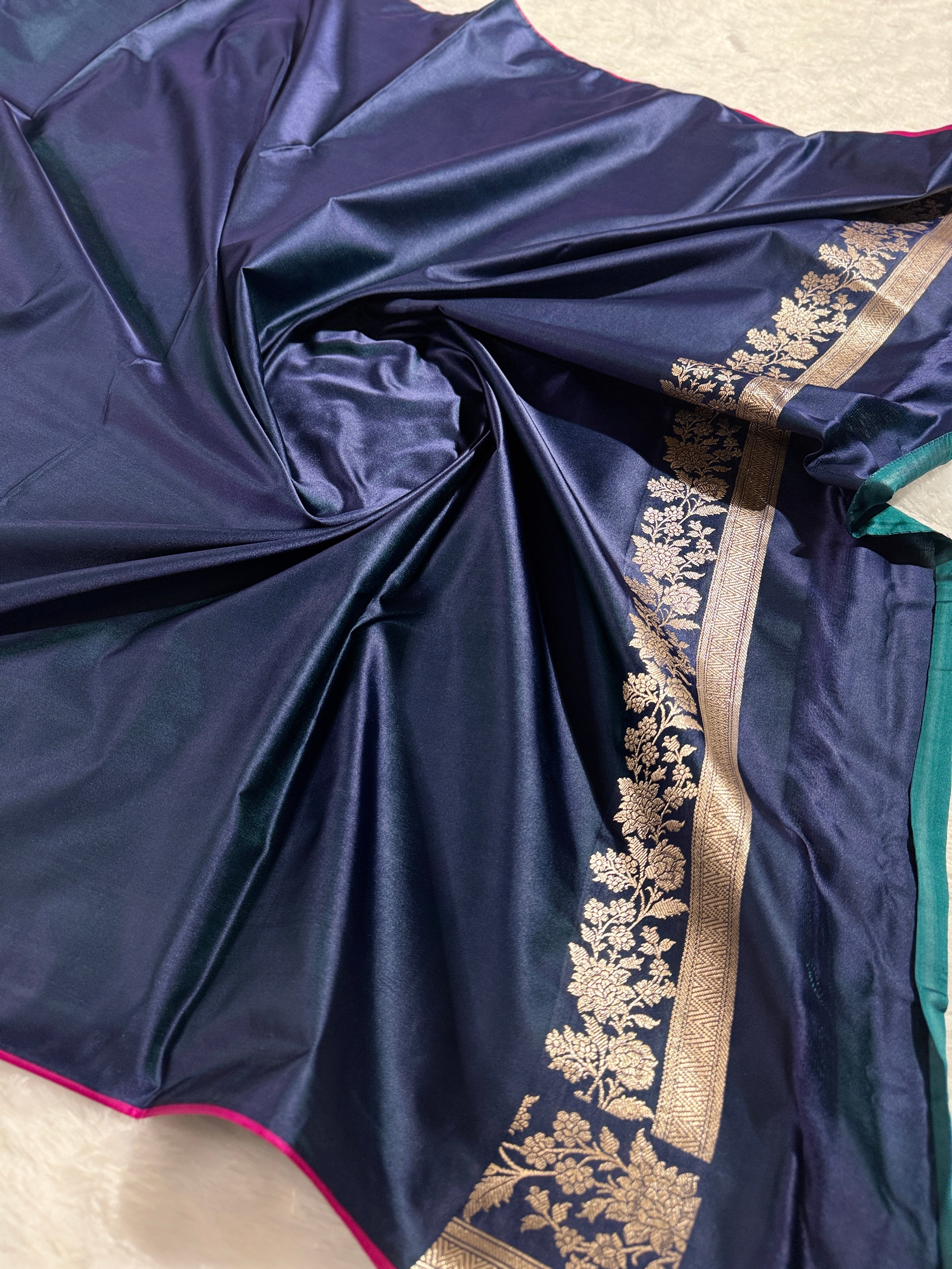 BANARASI MASHRU KATAN SILK SAREE HN532