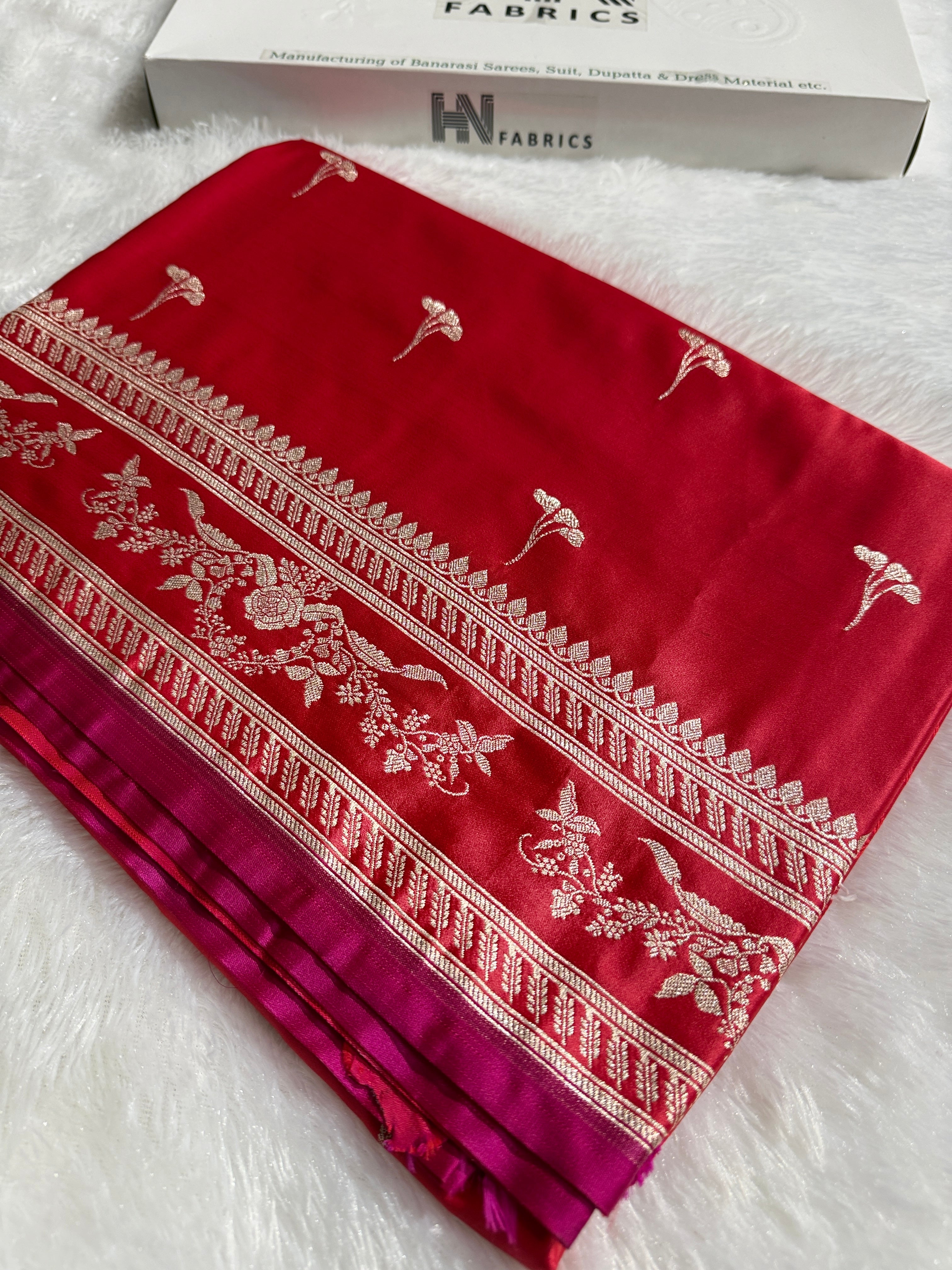 BANARASI MASHRU KATAN SILK SAREE HN529