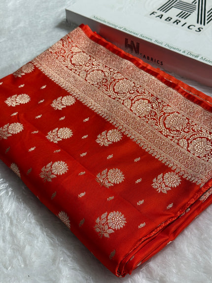 BANARASI MASHRU KATAN SILK SAREE HN519