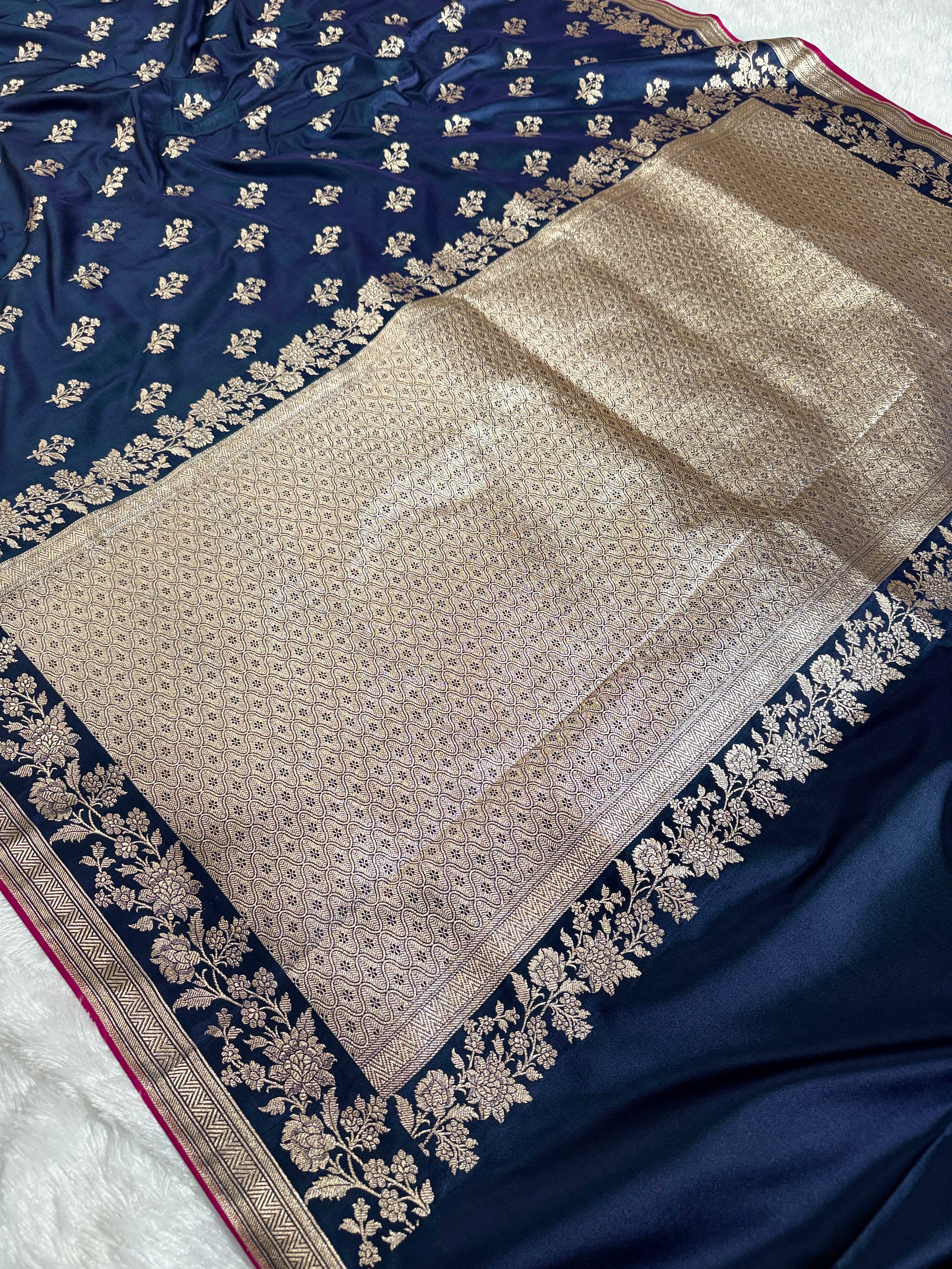 BANARASI MASHRU KATAN SILK SAREE HN532