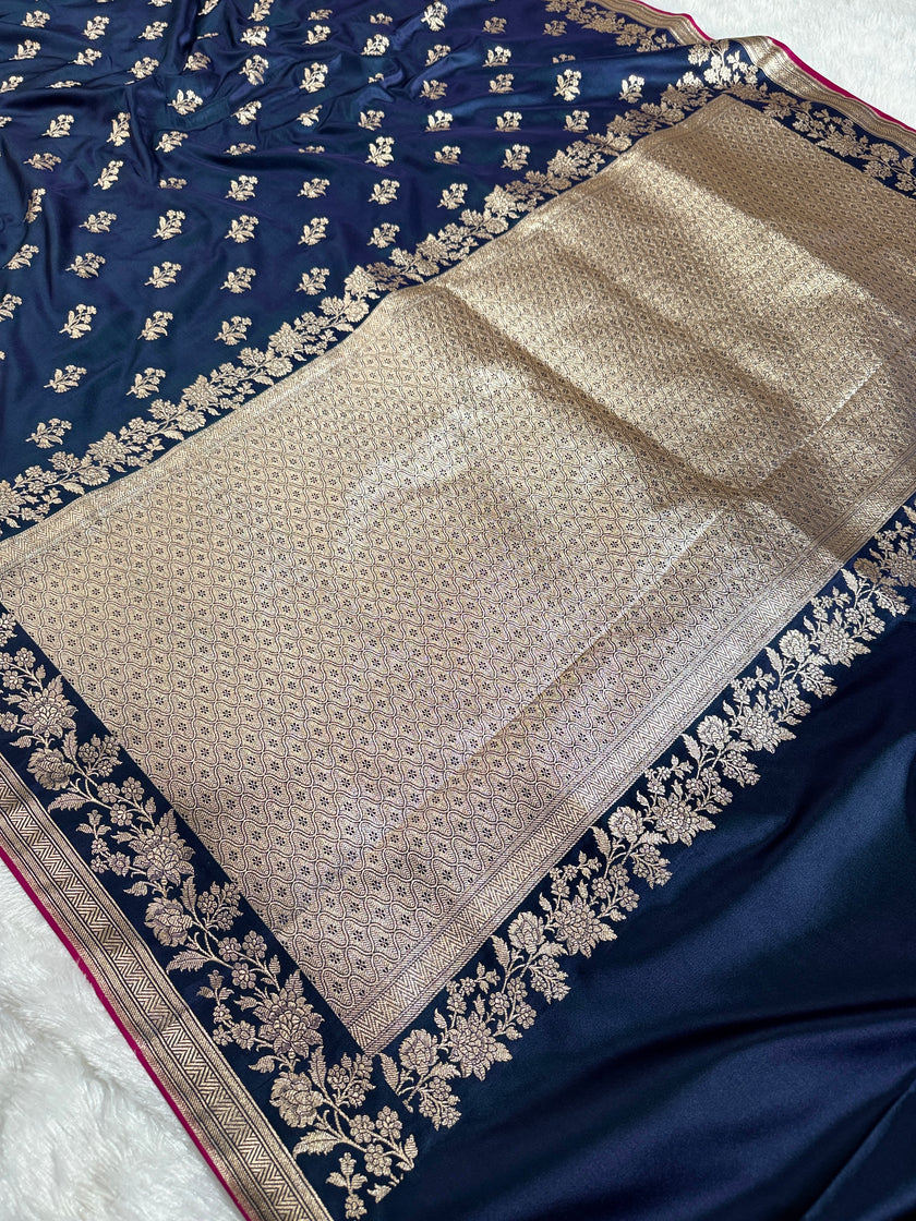 BANARASI MASHRU KATAN SILK SAREE HN532