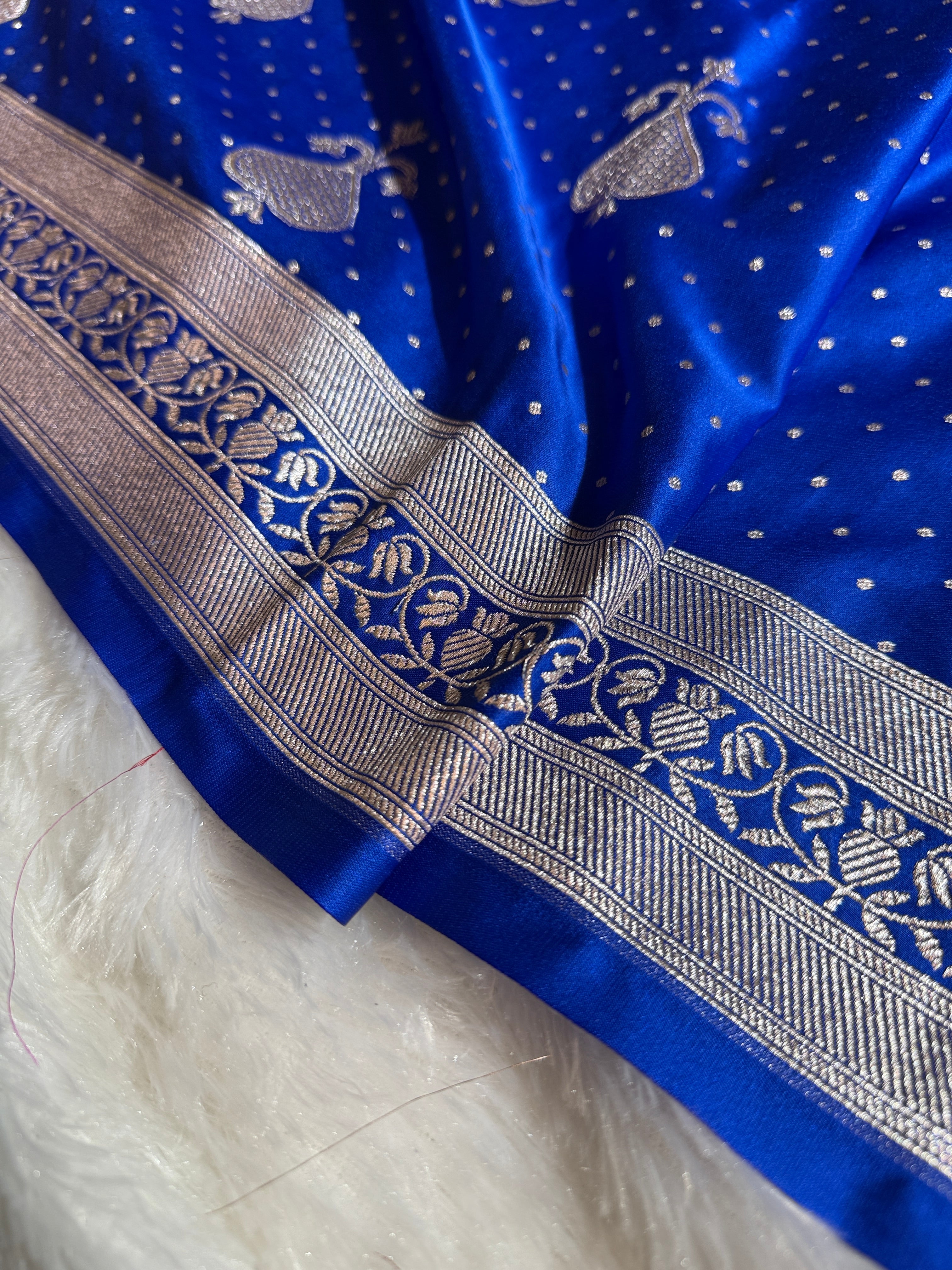 BANARASI MASHRU KATAN SILK SAREE HN525
