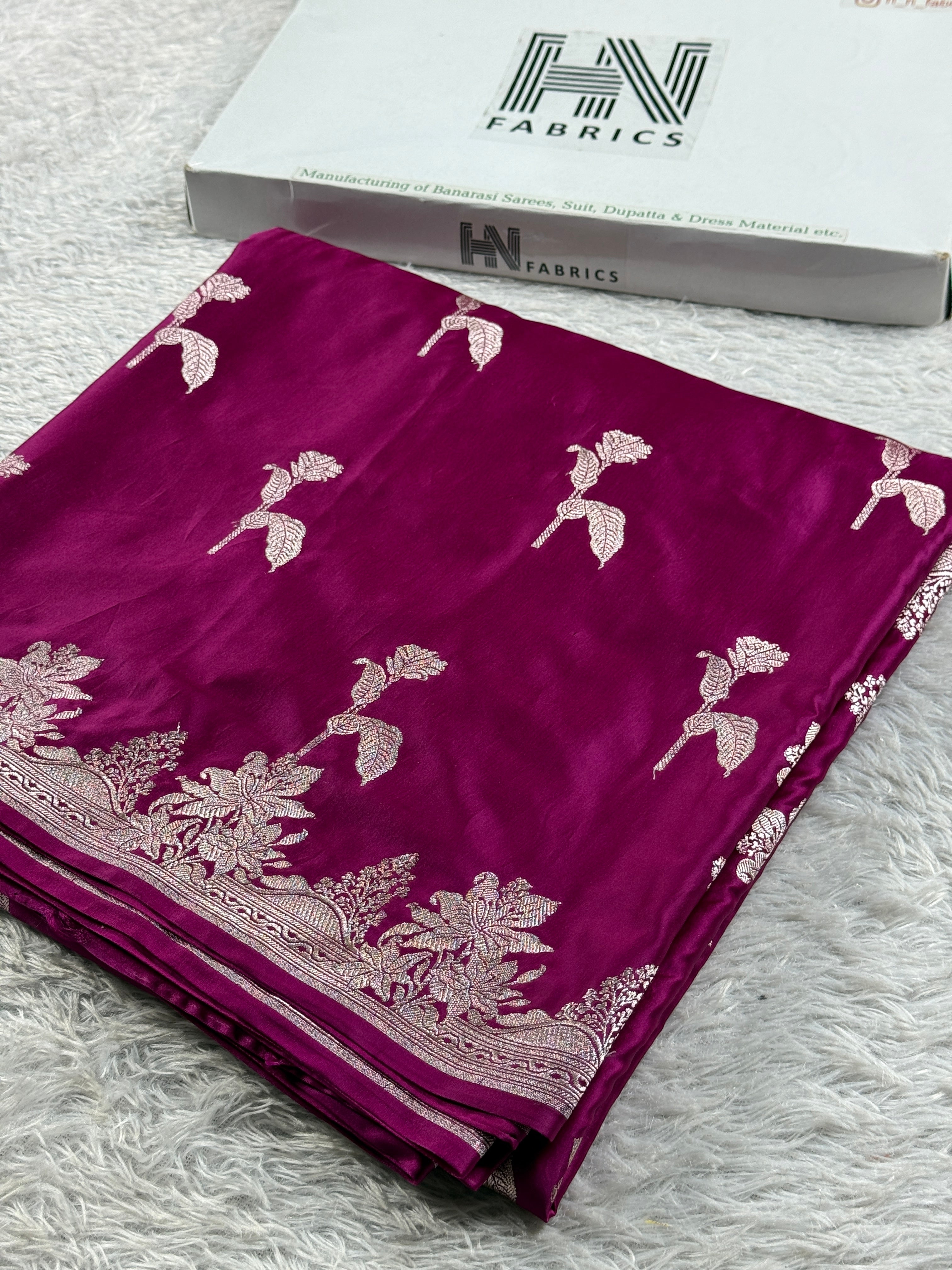 BANARASI MASHRU KATAN SILK SAREE MK010