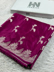 BANARASI MASHRU KATAN SILK SAREE MK010