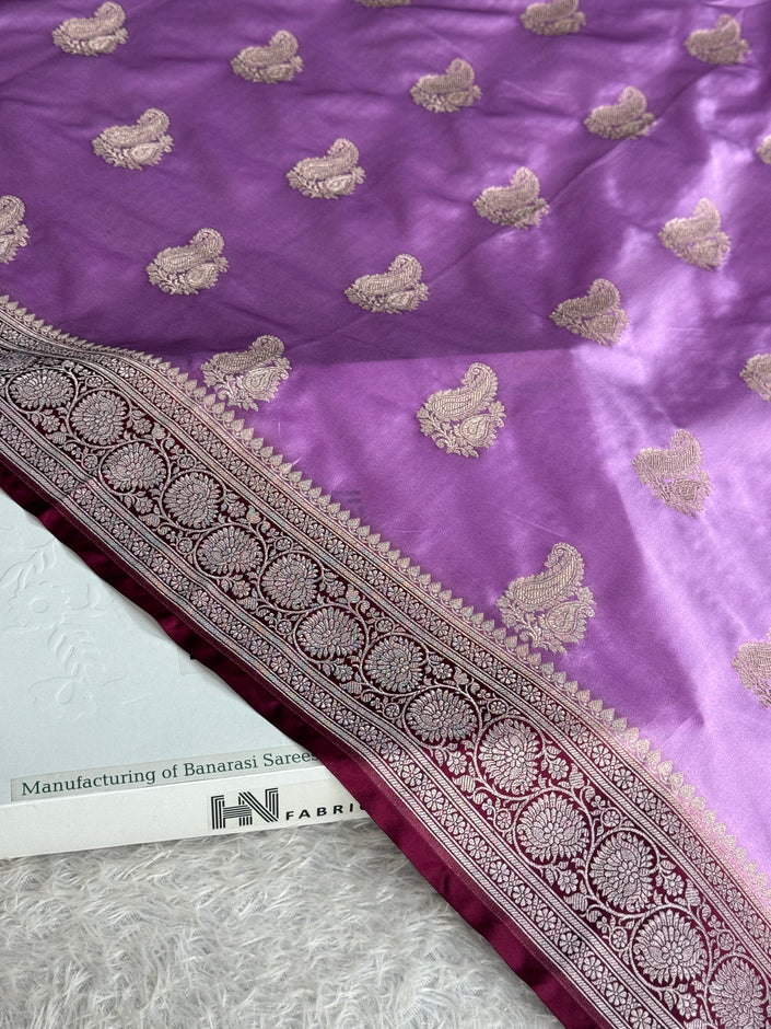 BANARASI MASHRU KATAN SILK SAREE MK042