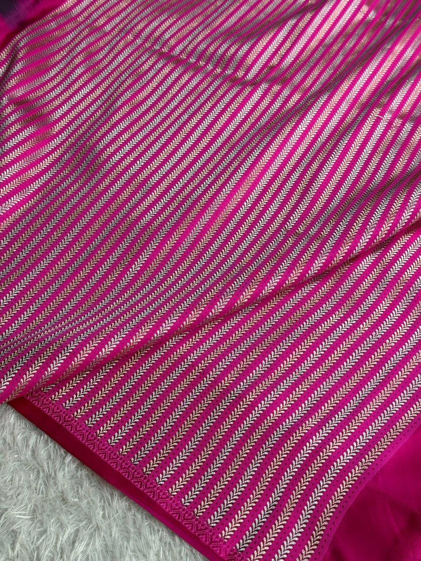 BANARASI MASHRU KATAN SILK SAREE MK057