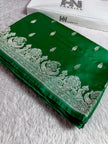 BANARASI MASHRU KATAN SILK SAREE HN539