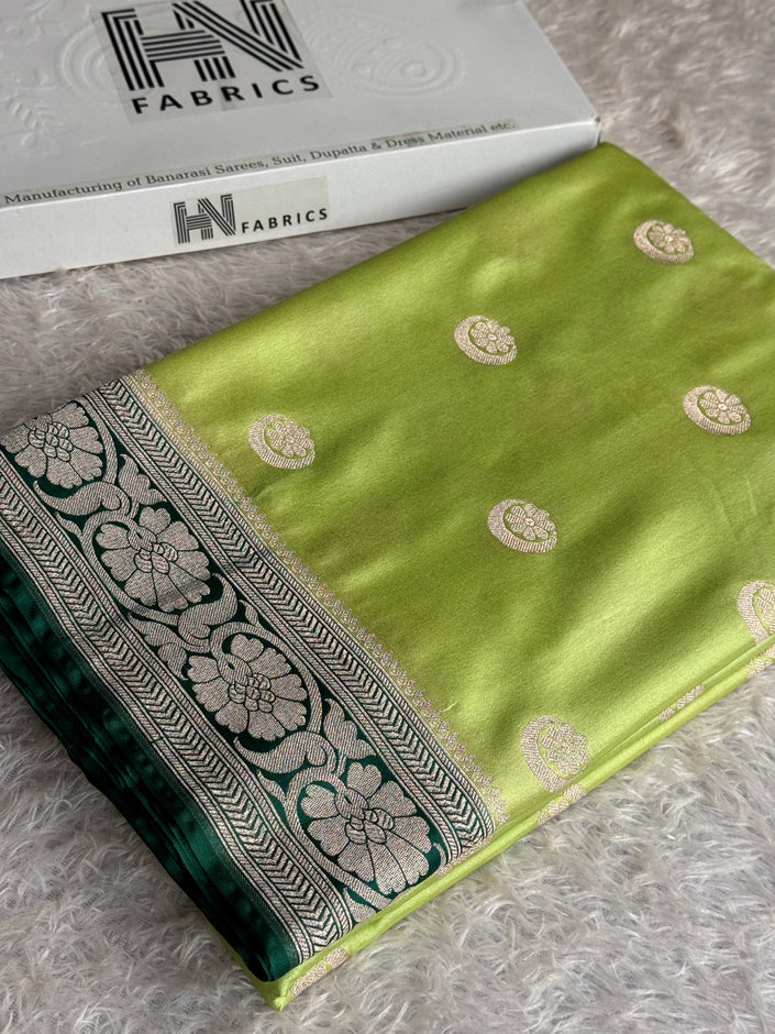 BANARASI MASHRU KATAN SILK SAREE MK039