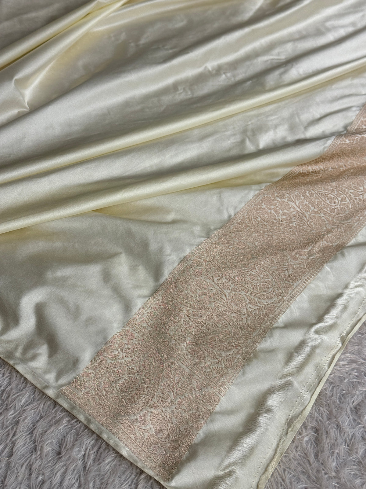 BANARASI MASHRU KATAN SILK SAREE MK100