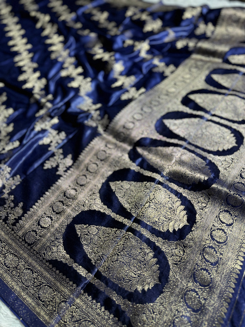 BANARASI MASHRU KATAN SILK SAREE HN144