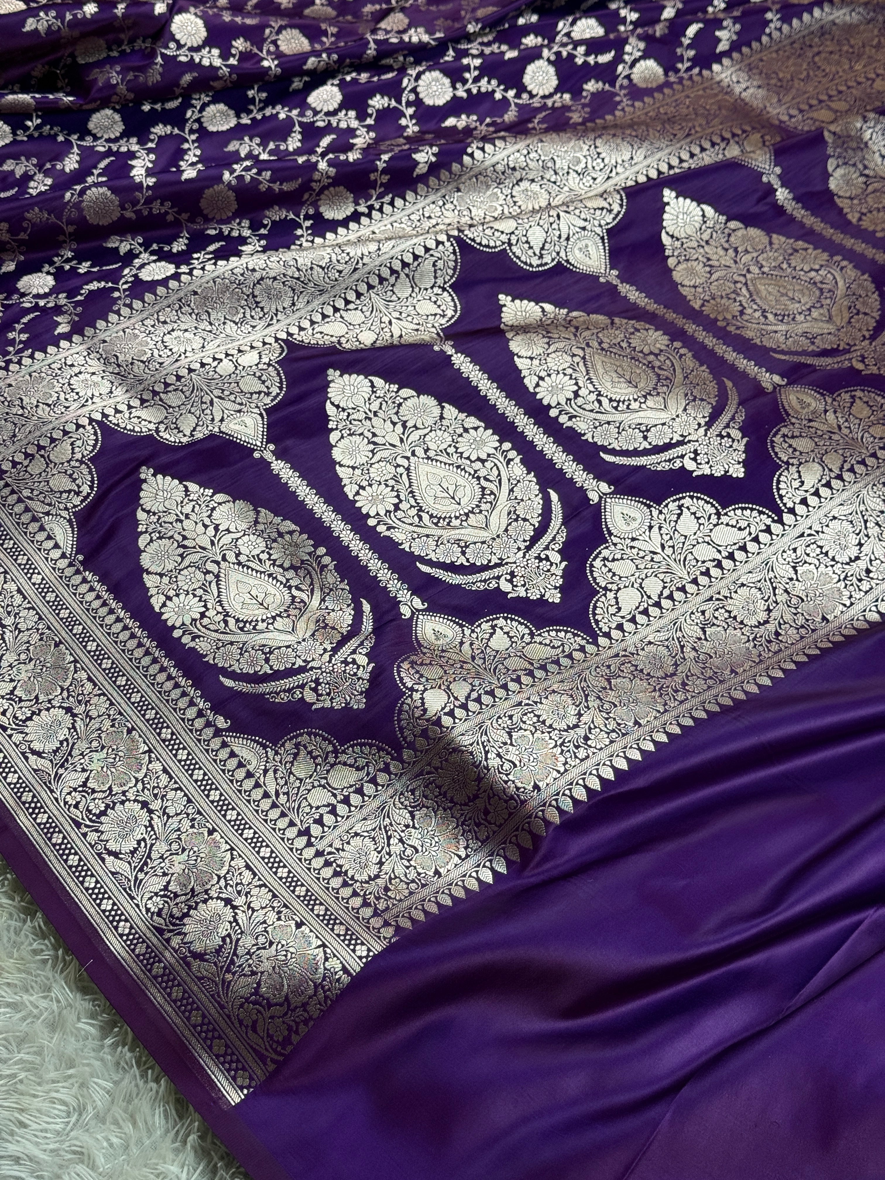 BANARASI MASHRU KATAN SILK SAREE HN950