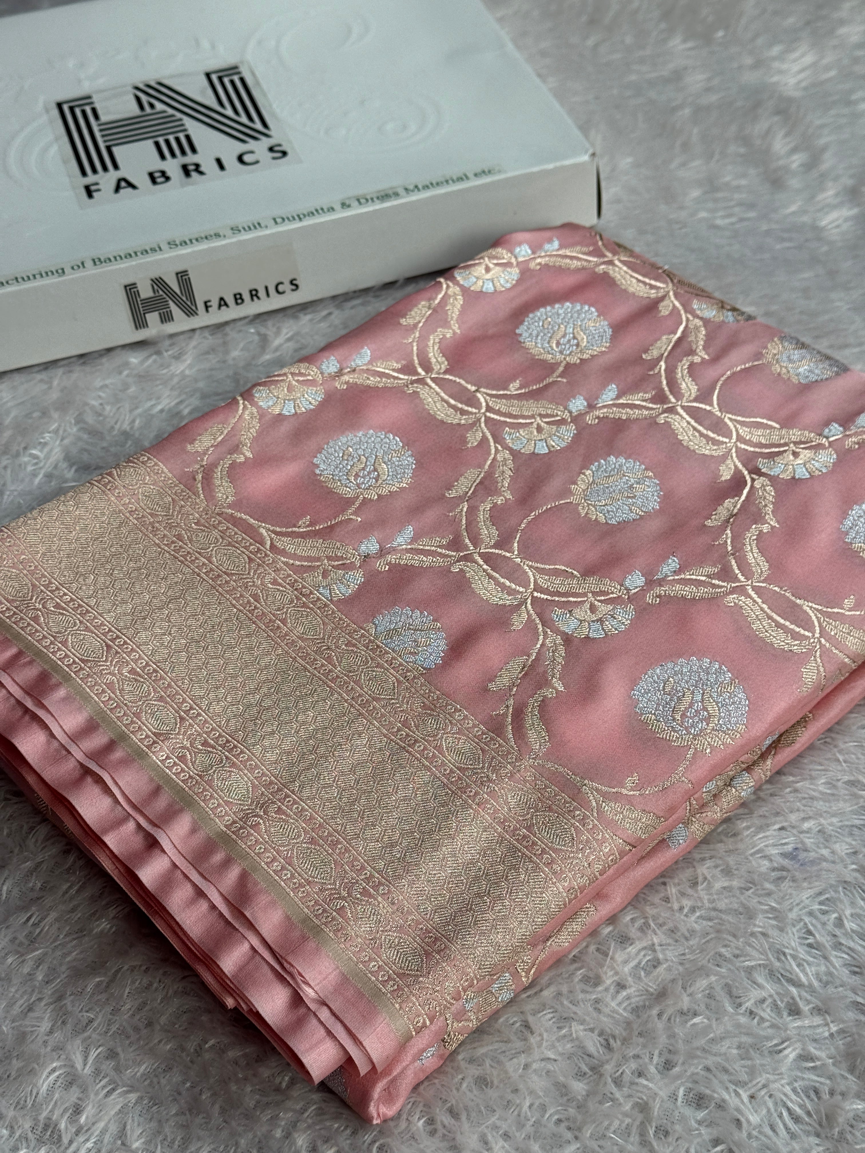 BANARASI MASHRU KATAN SILK SAREE MK064