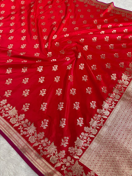 BANARASI MASHRU KATAN SILK SAREE HN532