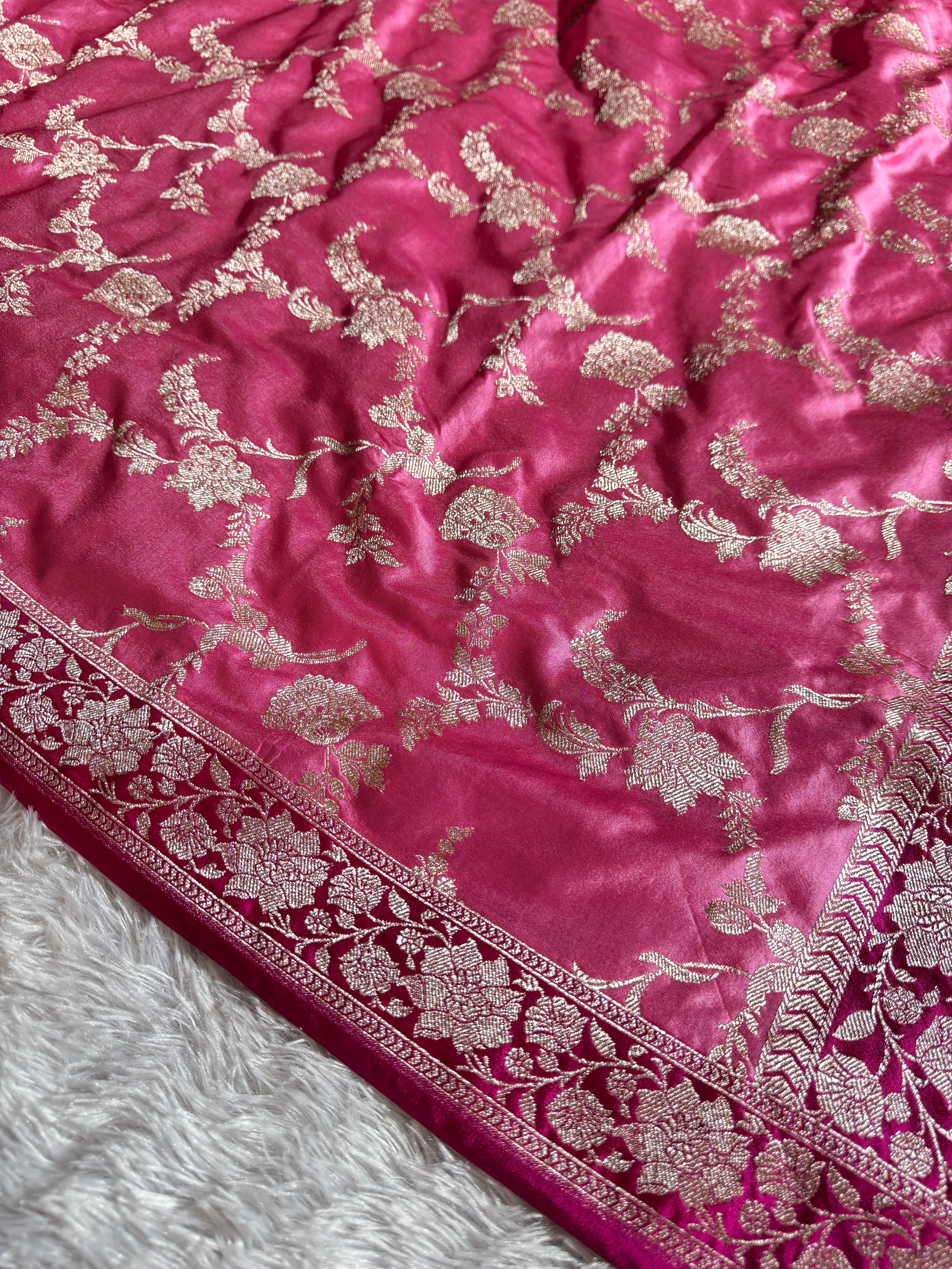 BANARASI MASHRU KATAN SILK SAREE HN514