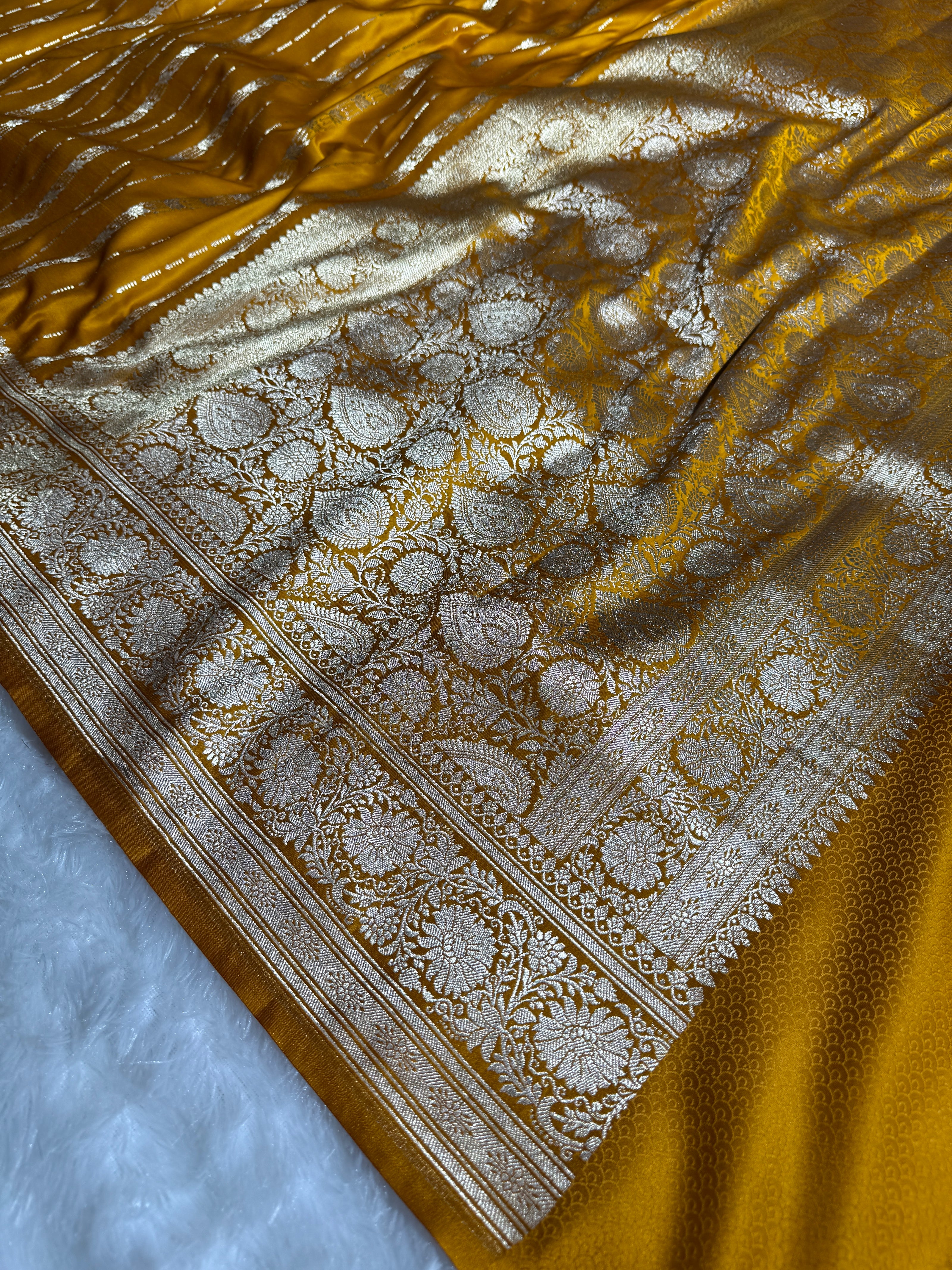 BANARASI MASHRU KATAN SILK SAREE HN517