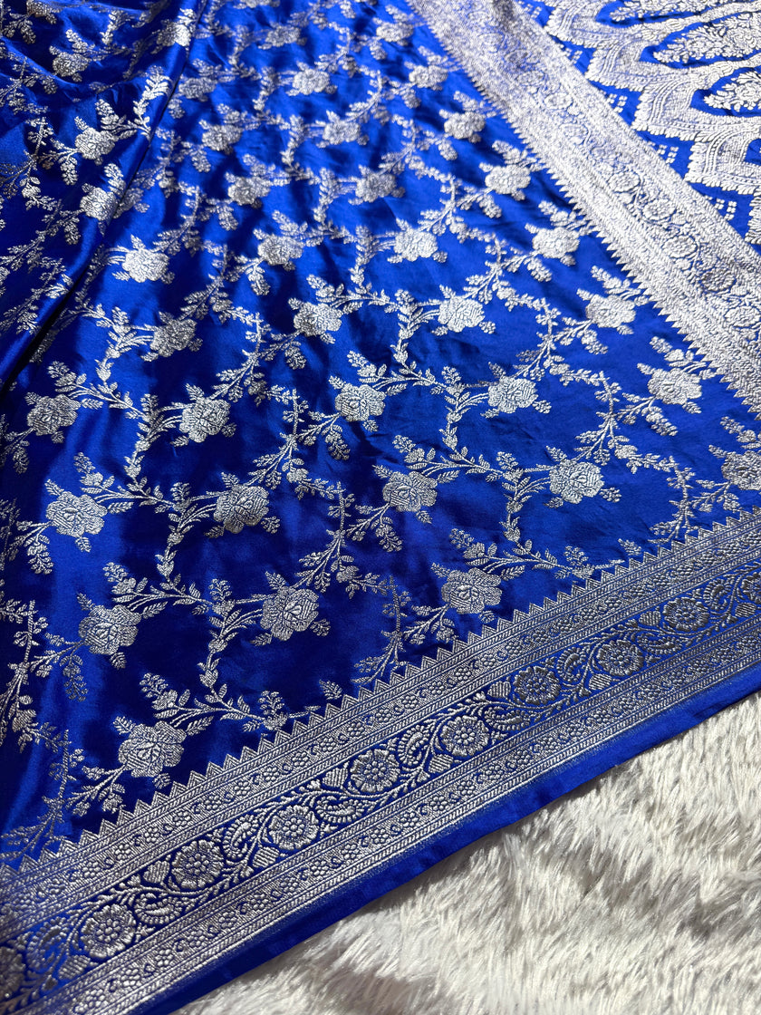 BANARASI MASHRU KATAN SILK SAREE HN380