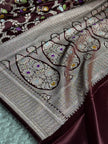 BANARASI MASHRU KATAN SILK SAREE MK023