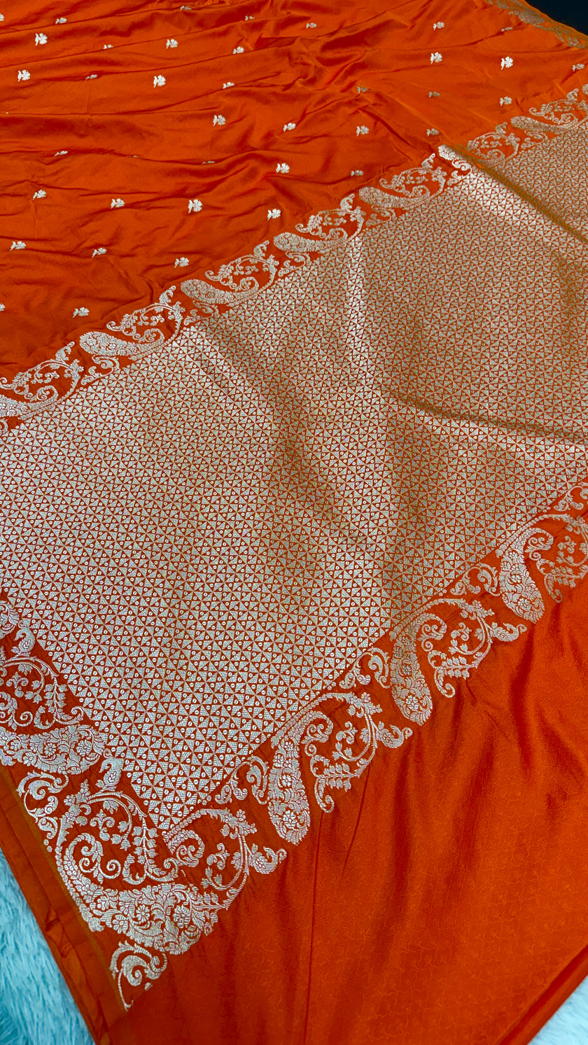 BANARASI MASHRU KATAN SILK SAREE HN123