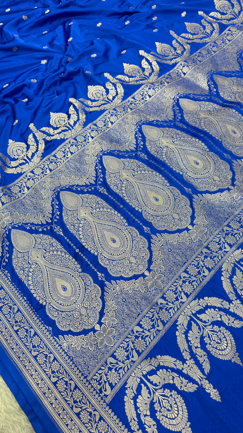 BANARASI MASHRU KATAN SILK SAREE HN190