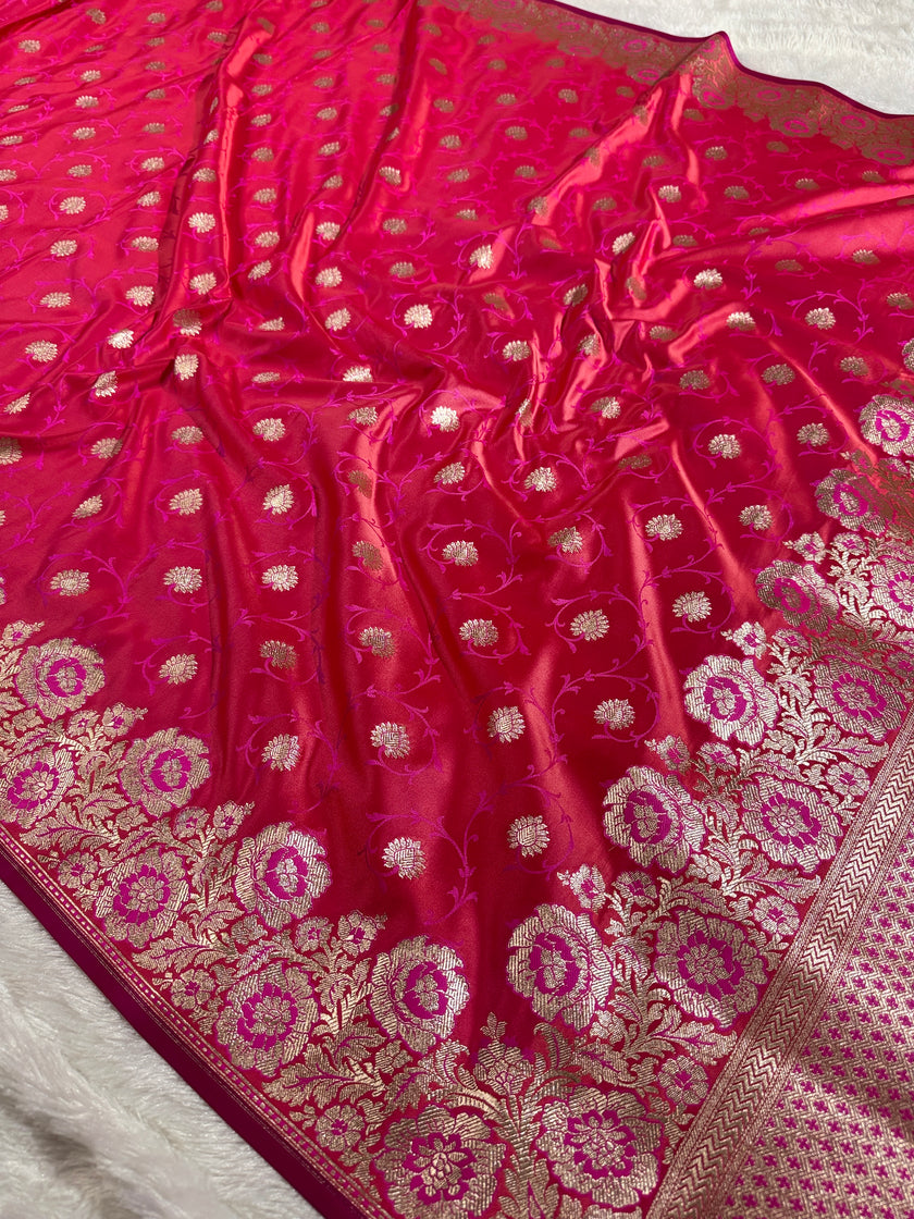 BANARASI MASHRU KATAN SILK SAREE HN533