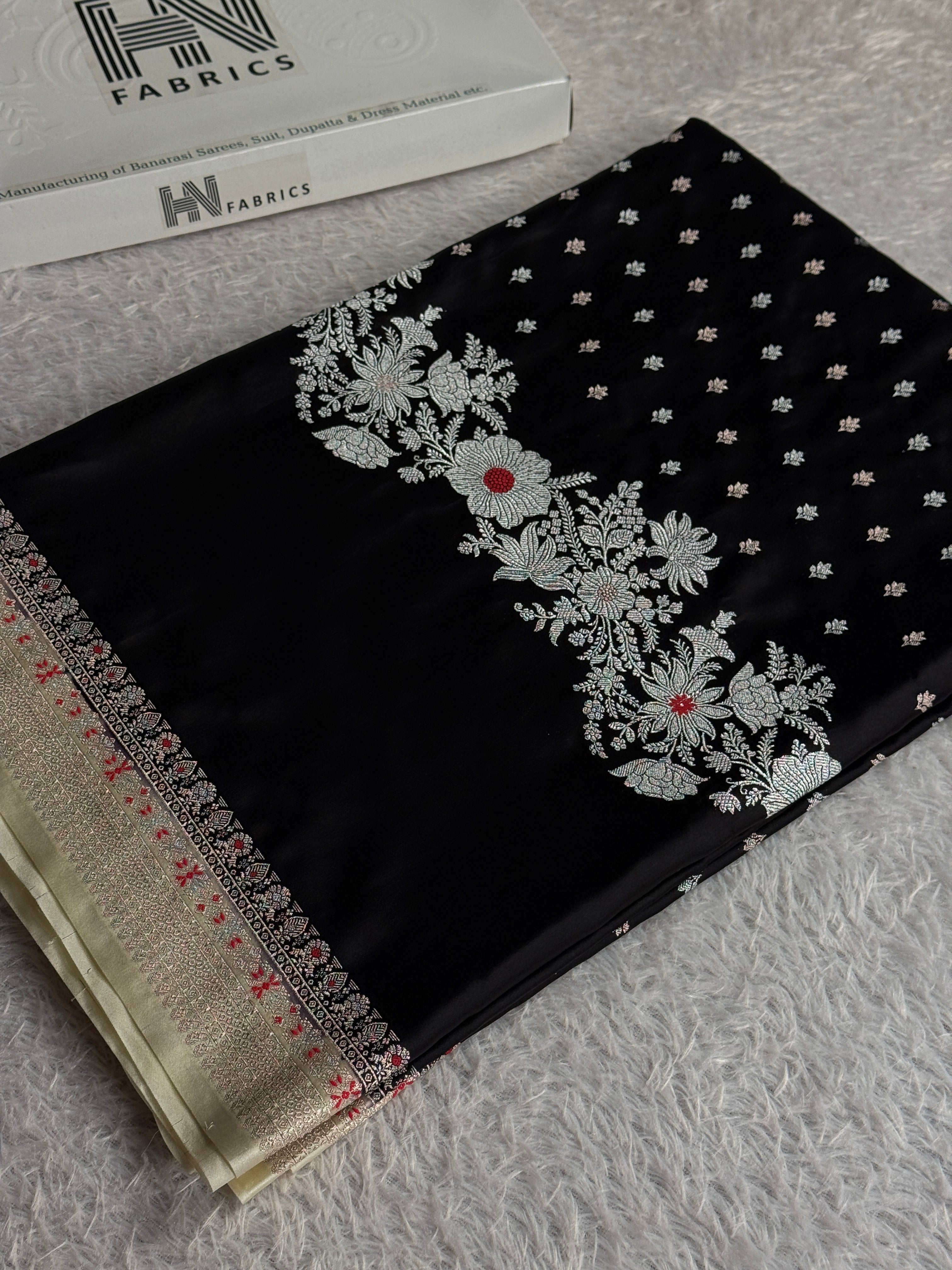 BANARASI MASHRU KATAN SILK SAREE MK045