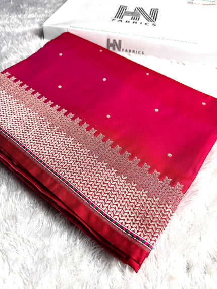 BANARASI MASHRU KATAN SILK SAREE HN556