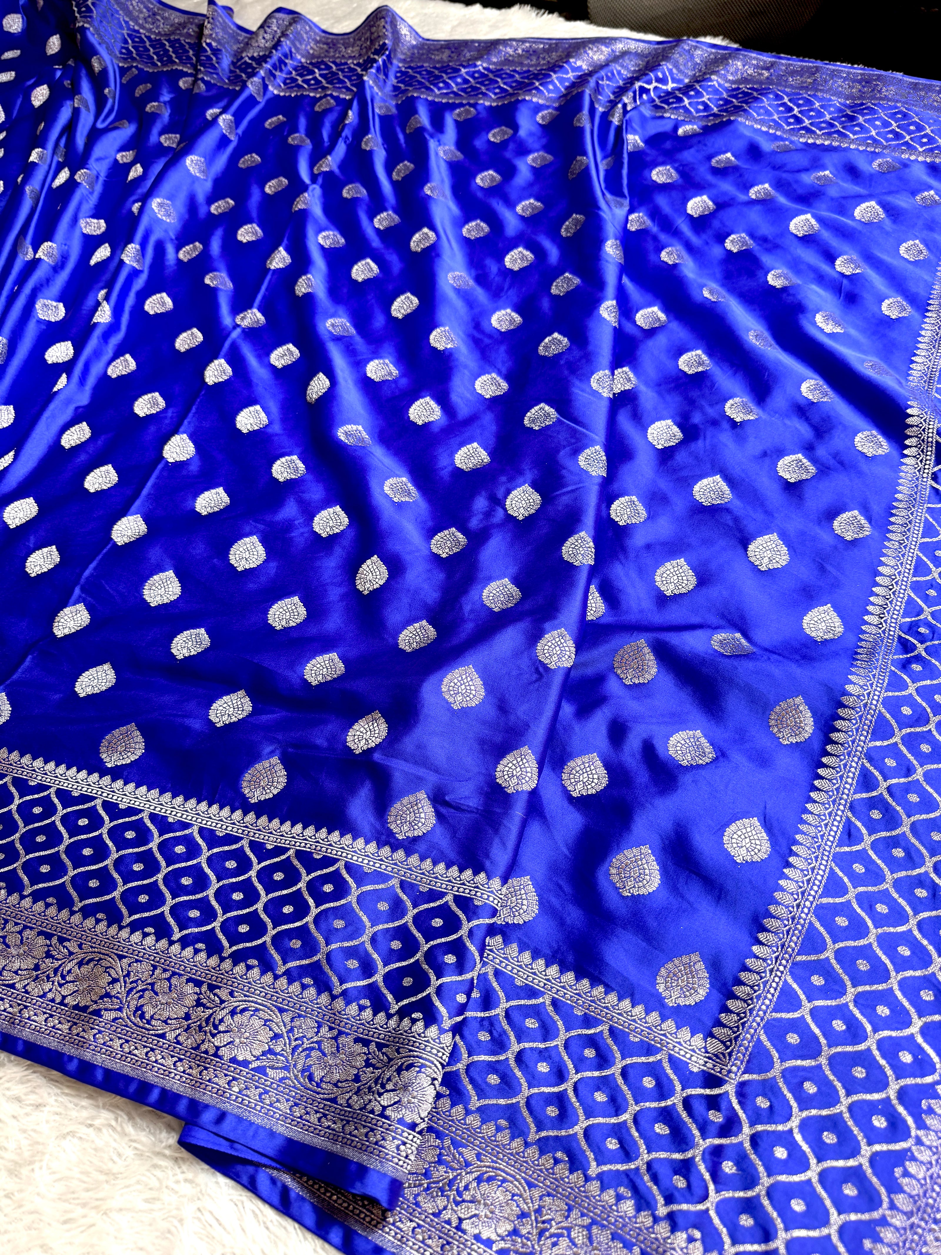 BANARASI MASHRU KATAN SILK SAREE HN527