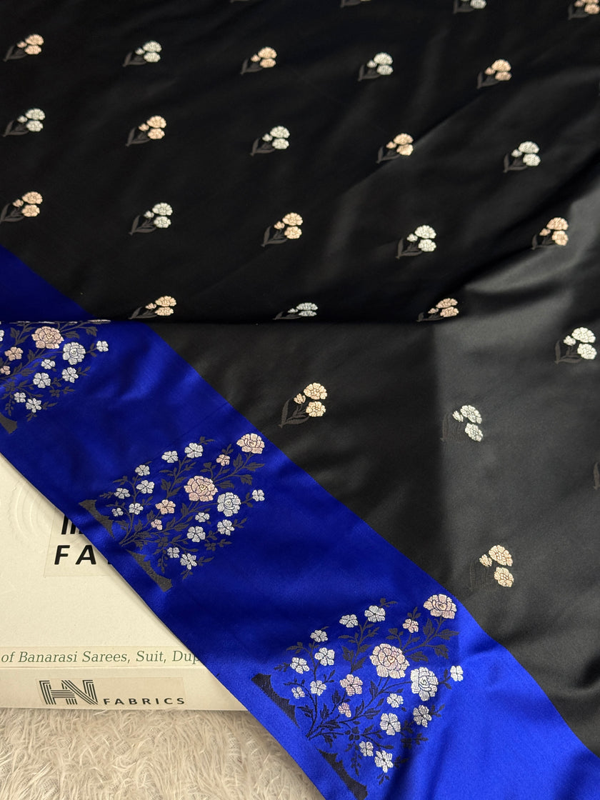 BANARASI MASHRU KATAN SILK SAREE MK057