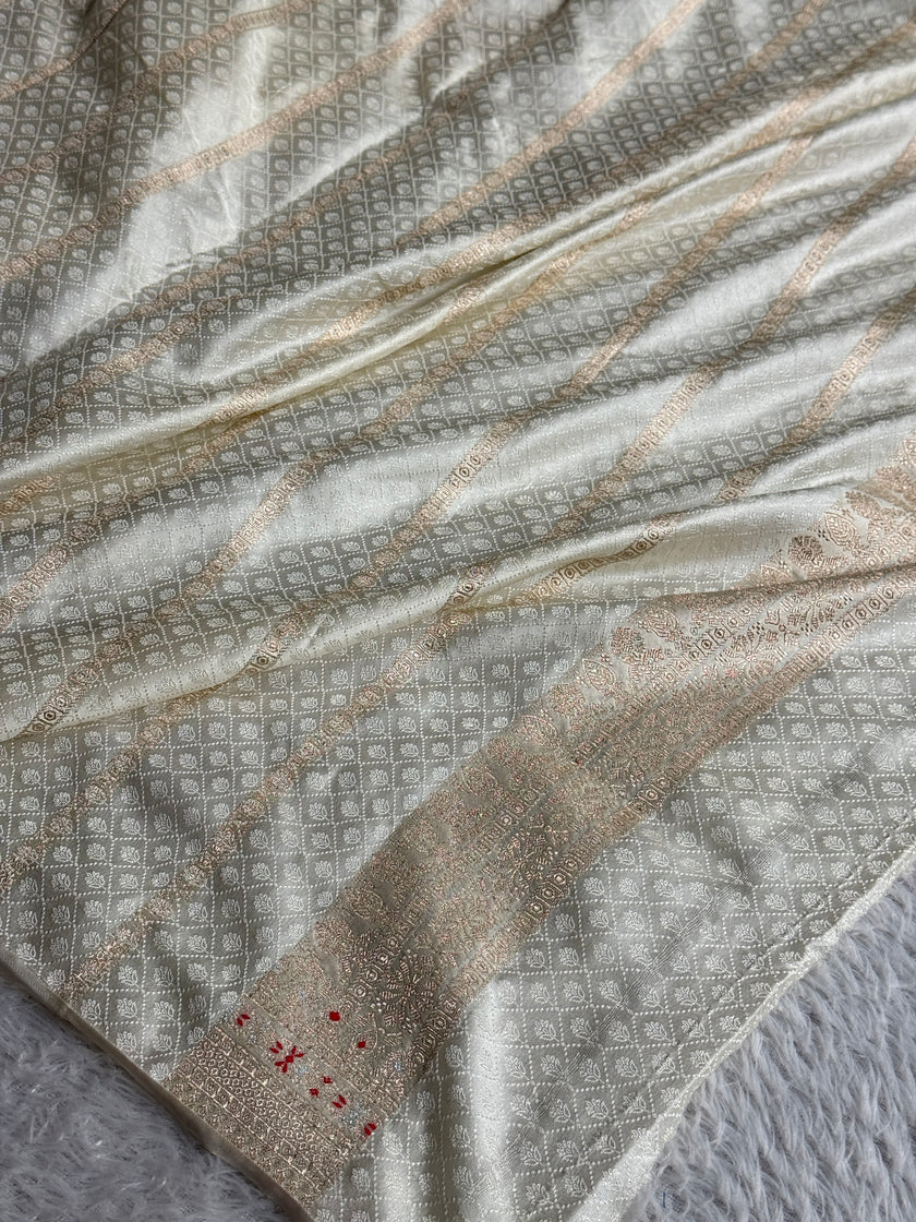 BANARASI MASHRU KATAN SILK SAREE MK045
