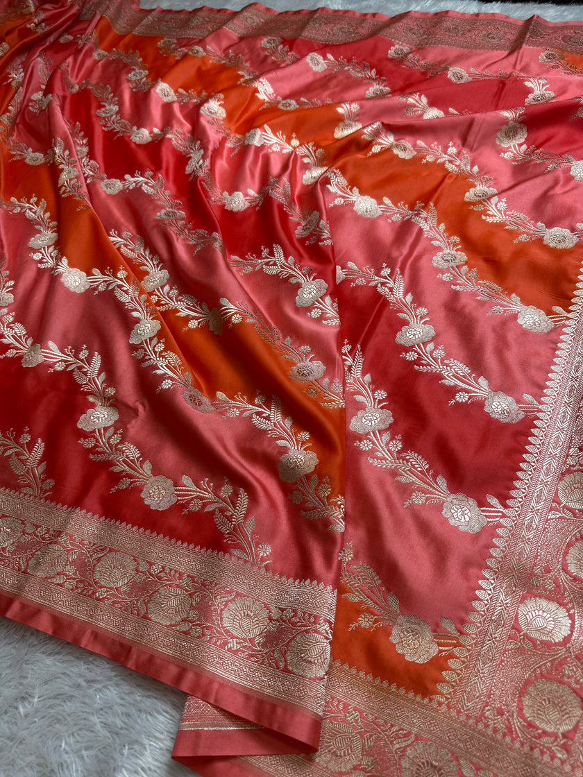 BANARASI MASHRU KATAN SILK SAREE HN540