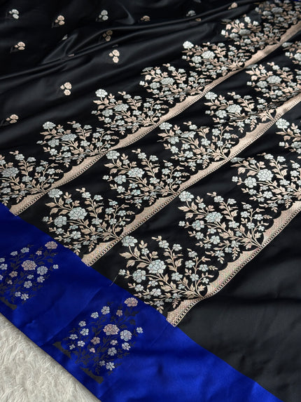 BANARASI MASHRU KATAN SILK SAREE MK057