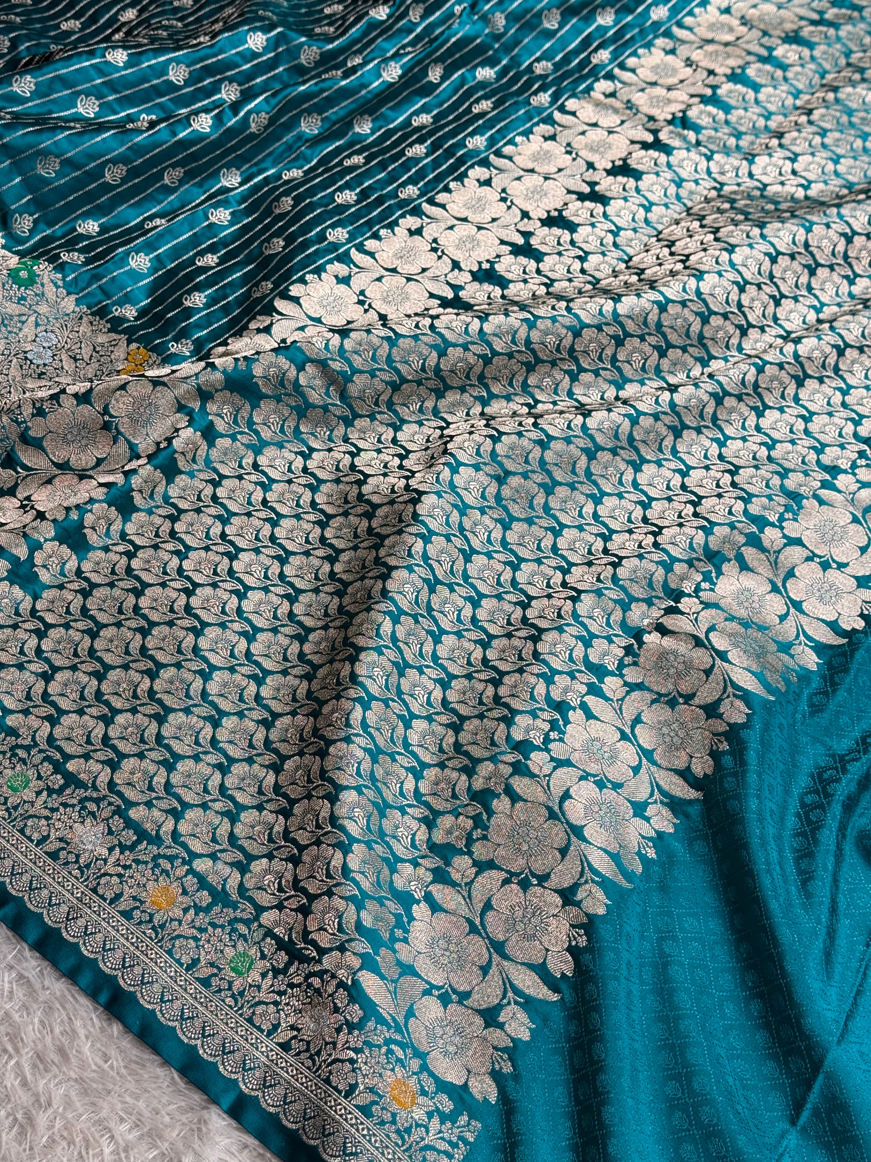 BANARASI MASHRU KATAN SILK SAREE MK029