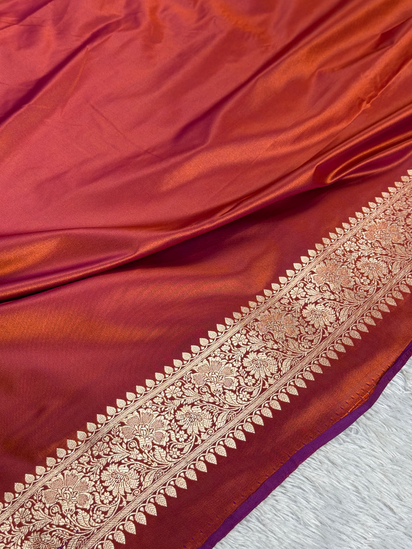 BANARASI MASHRU KATAN SILK SAREE HN950