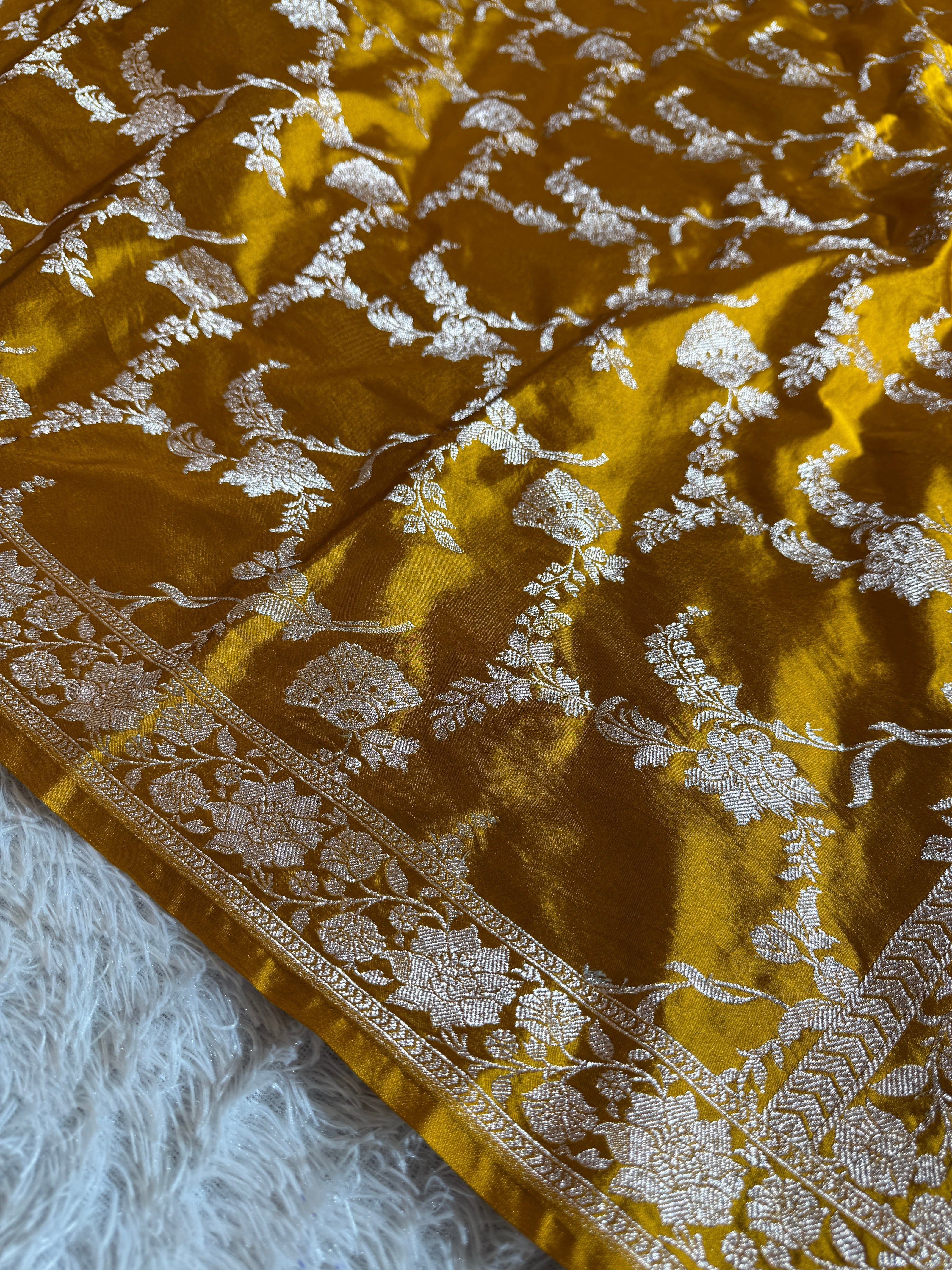 BANARASI MASHRU KATAN SILK SAREE HN514