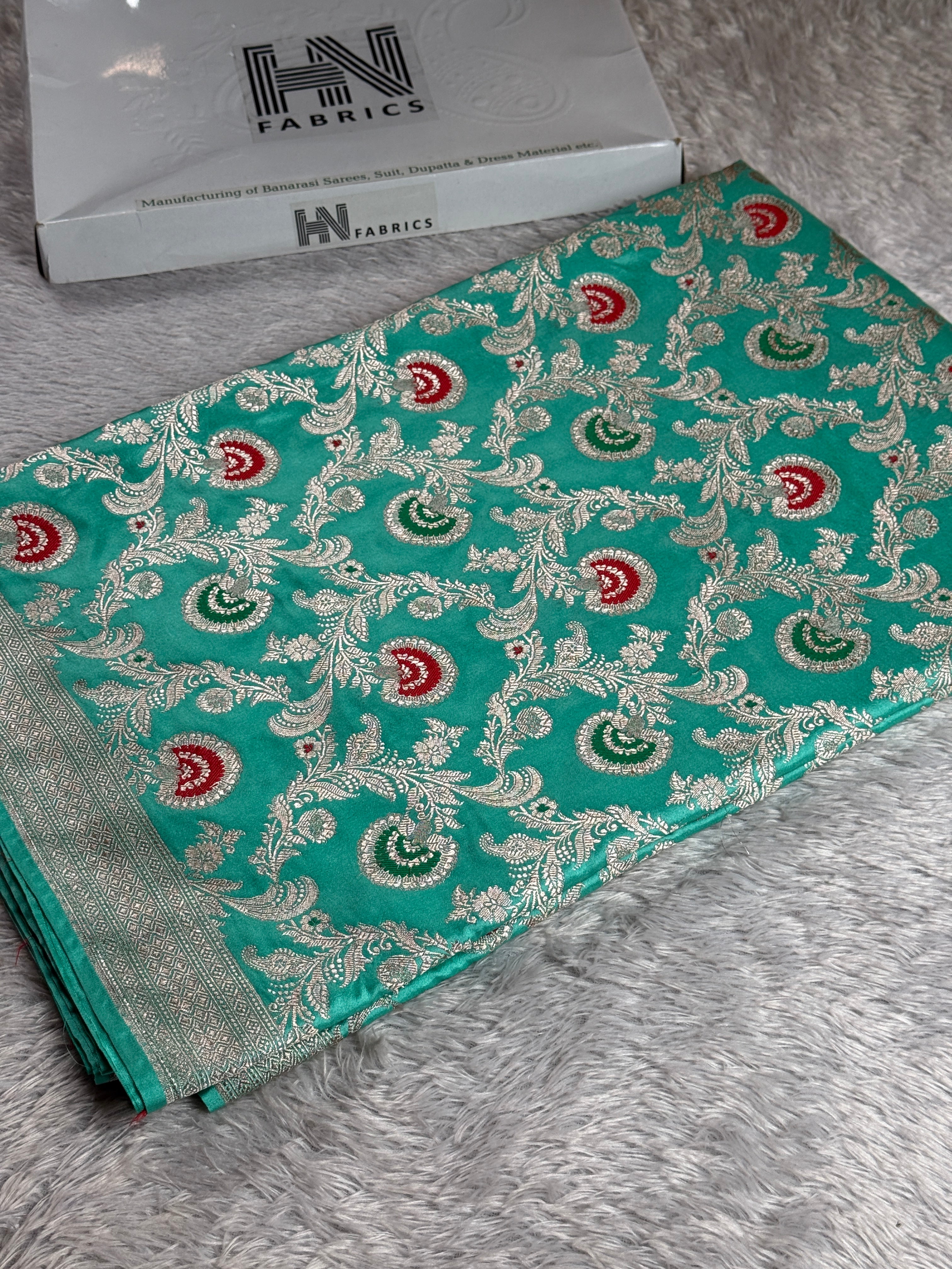 BANARASI MASHRU KATAN SILK SAREE MK016