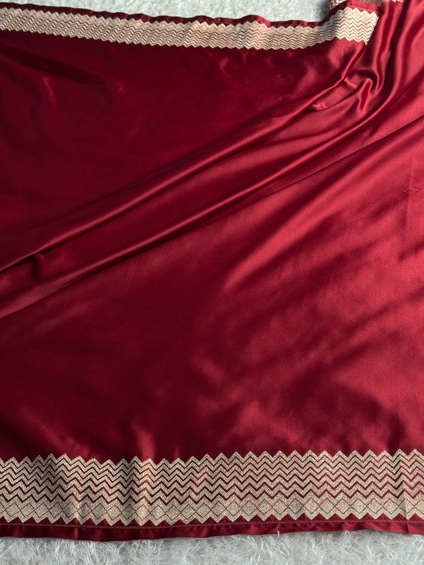BANARASI MASHRU KATAN SILK SAREE MK051