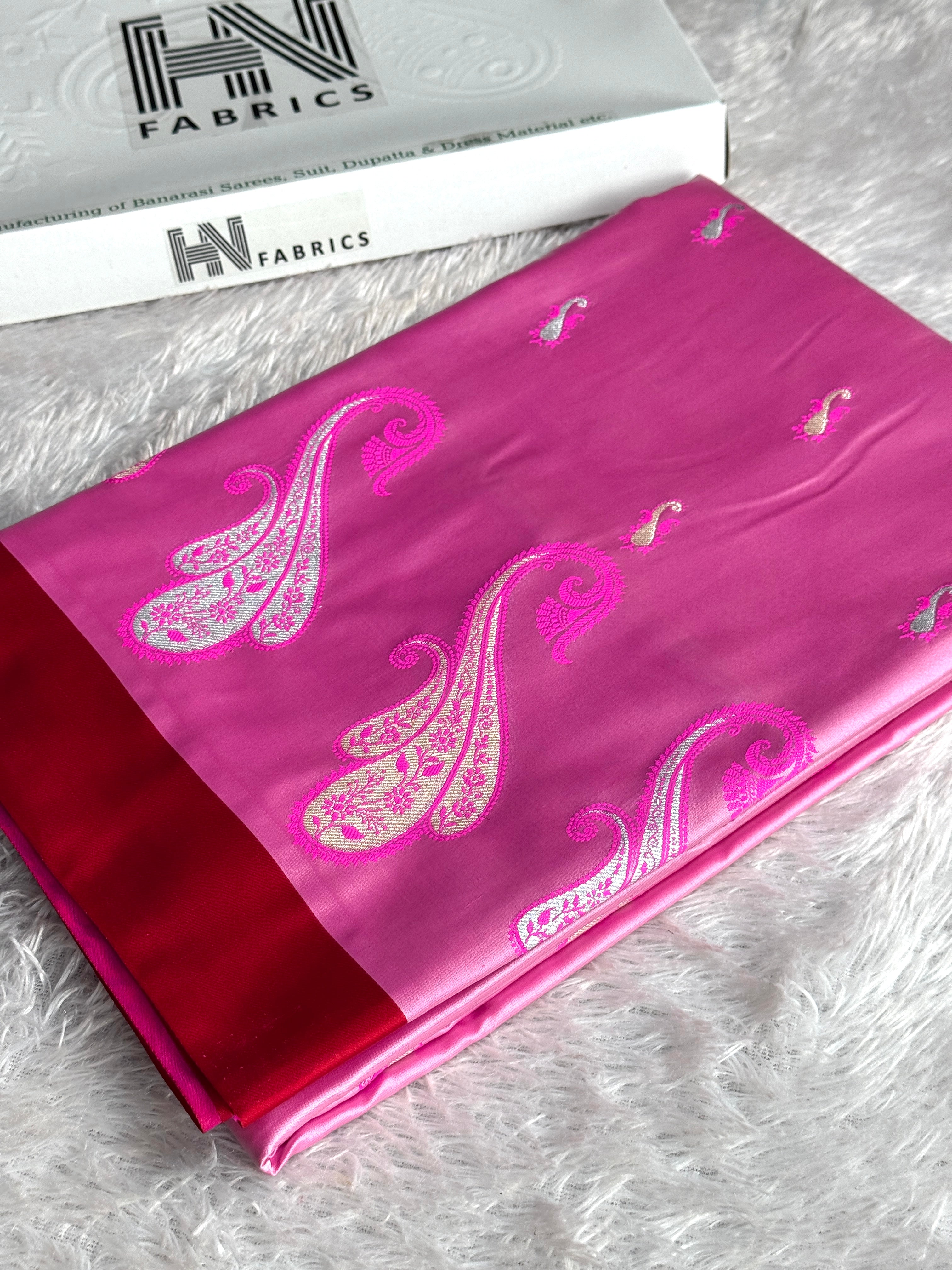 BANARASI MASHRU KATAN SILK SAREE MK021