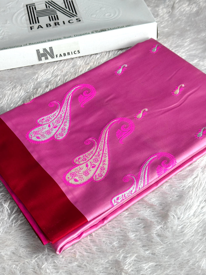 BANARASI MASHRU KATAN SILK SAREE MK021